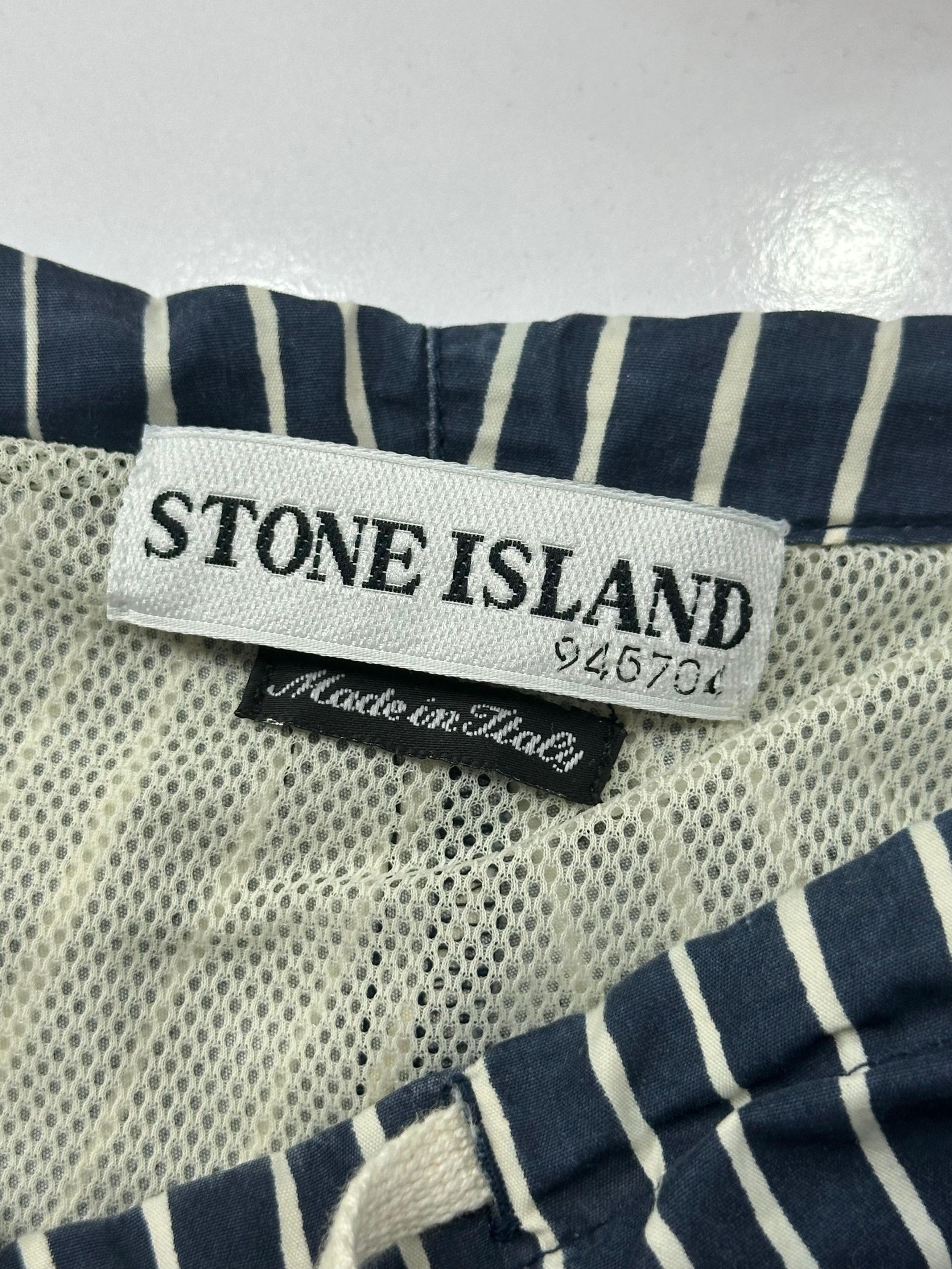 Stone Island × Vintage CC000013 Stone Island 2003 Archive Shorts in Blue White Size US 32 / EU 48 - 5 Thumbnail