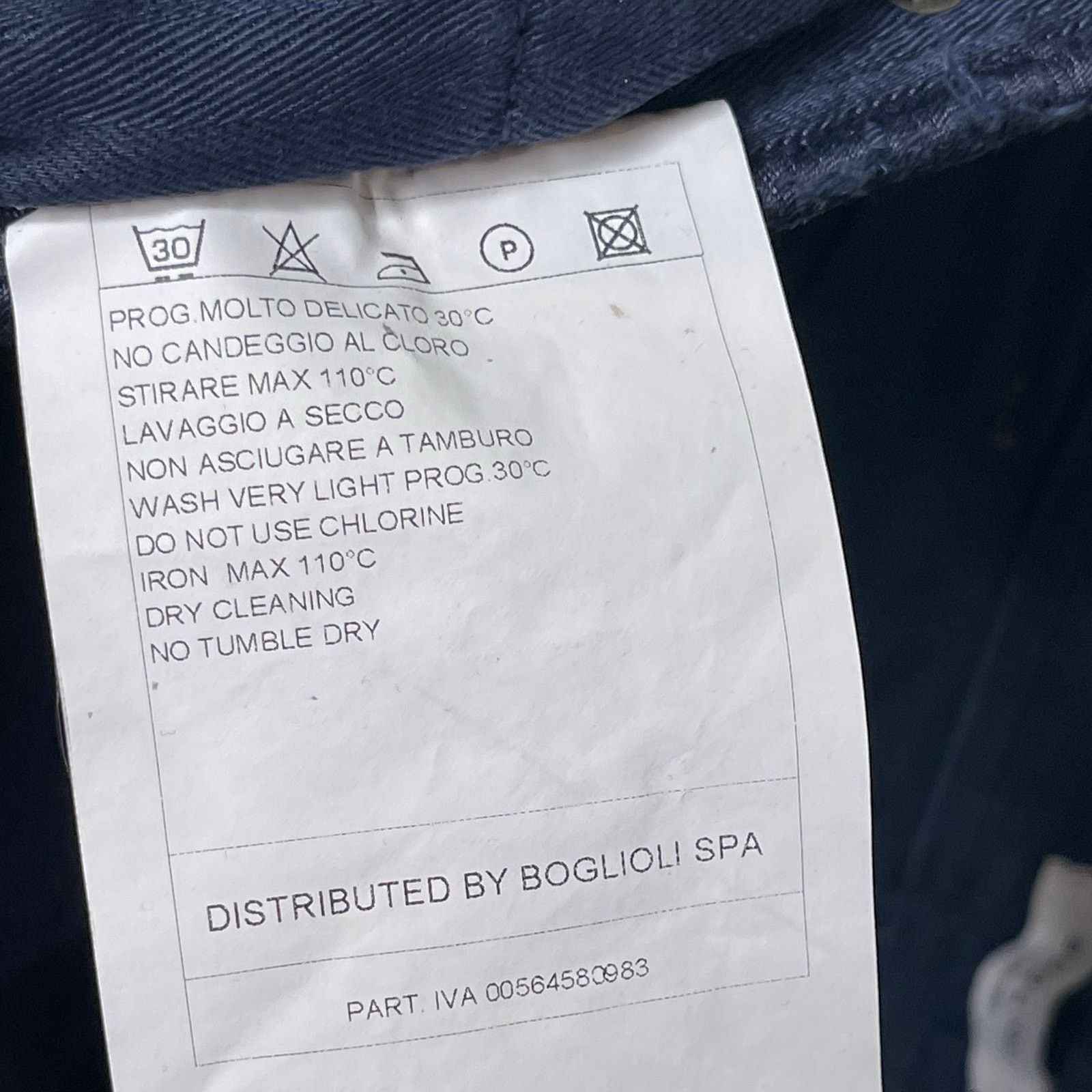 Boglioli Boglioli Men's Washed Blue Cotton 5-Pocket Pants 34x30 $460 Size US 34 / EU 50 - 9 Thumbnail