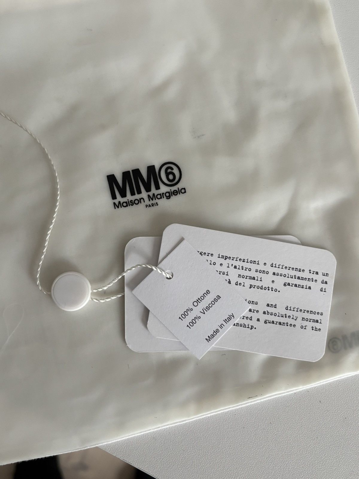 Maison Margiela MM6 Black Fabric Earrings Size ONE SIZE - 4 Thumbnail
