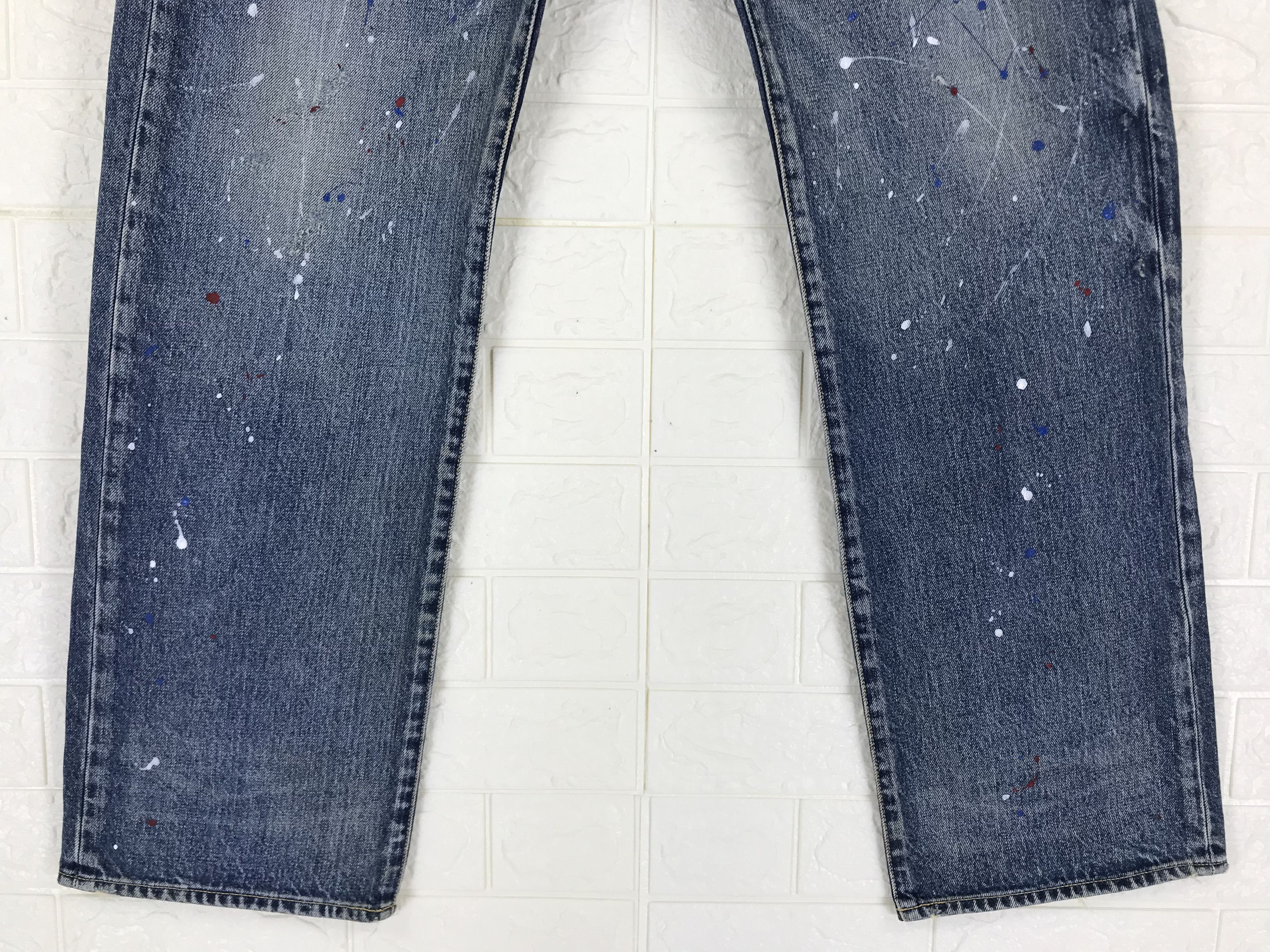 Nitraid Vintage Nitraid Japanese Paint Splatter Jeans Size US 34 / EU 50 - 4 Thumbnail