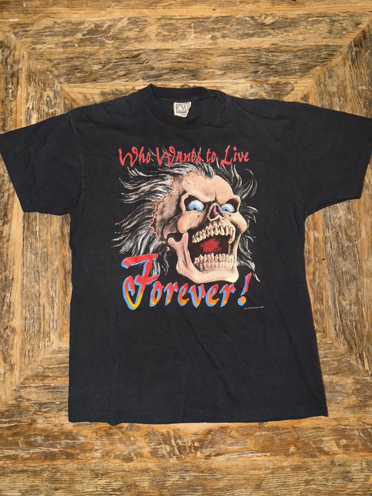 Harley Davidson 91 who wants to live forever Size US L / EU 52-54 / 3 - 1 Thumbnail