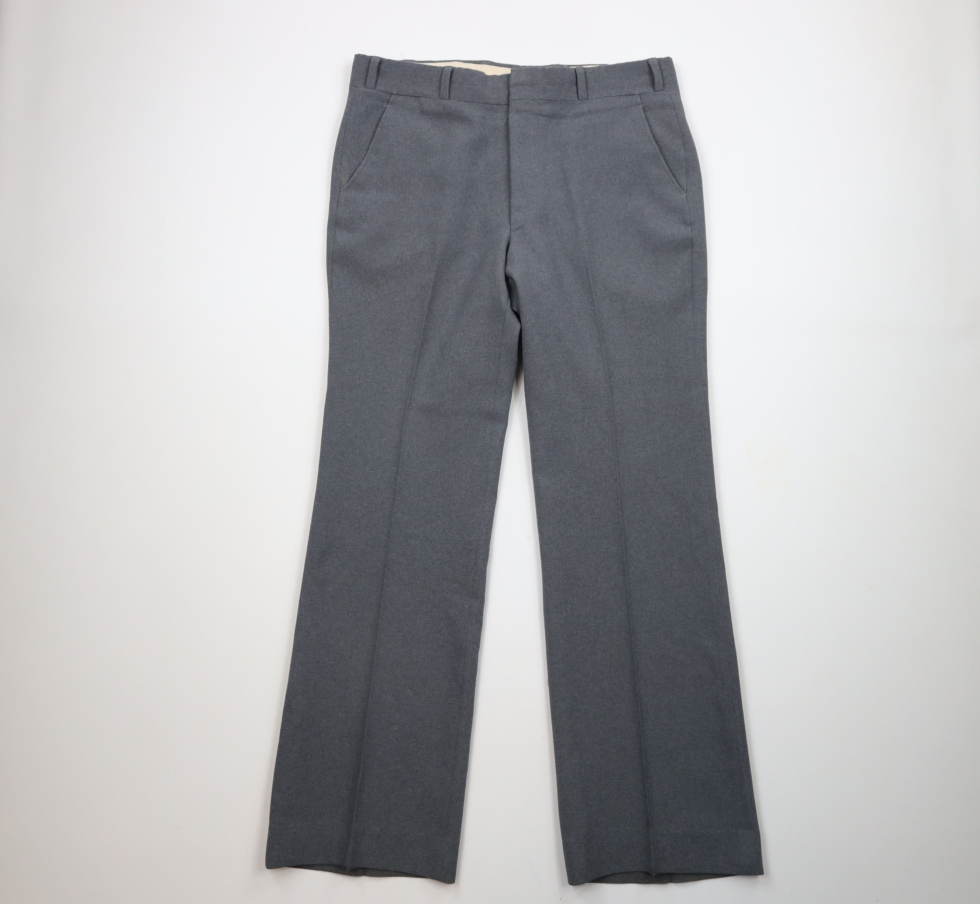 Vintage Vintage 70s Streetwear Knit Wide Leg Bell Bottoms Pants USA Size US 38 / EU 54 - 1 Thumbnail