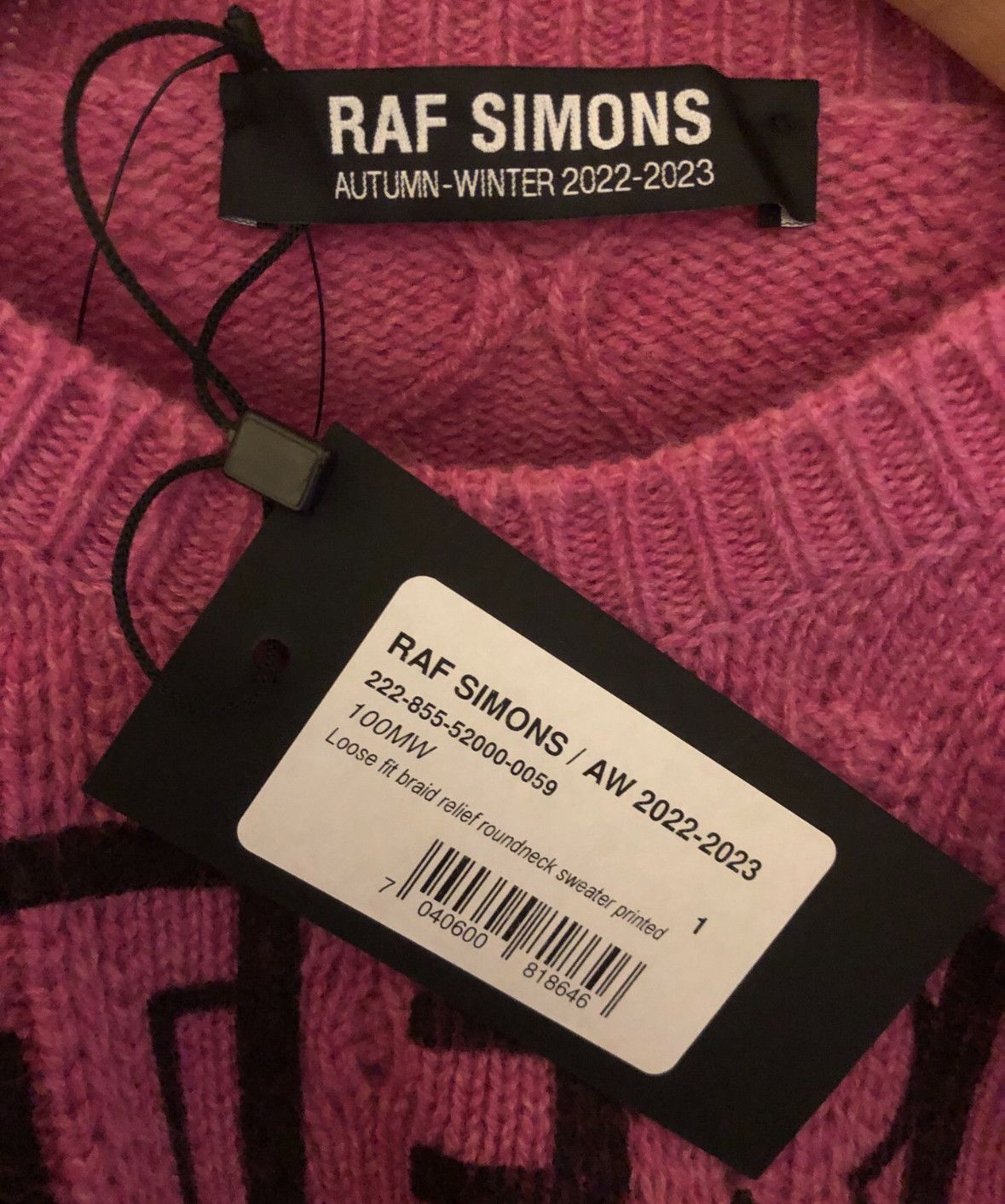 Raf Simons Raf Simons Merino Wool Sweater 2-2505 Size US S / EU 44-46 / 1 - 3 Thumbnail