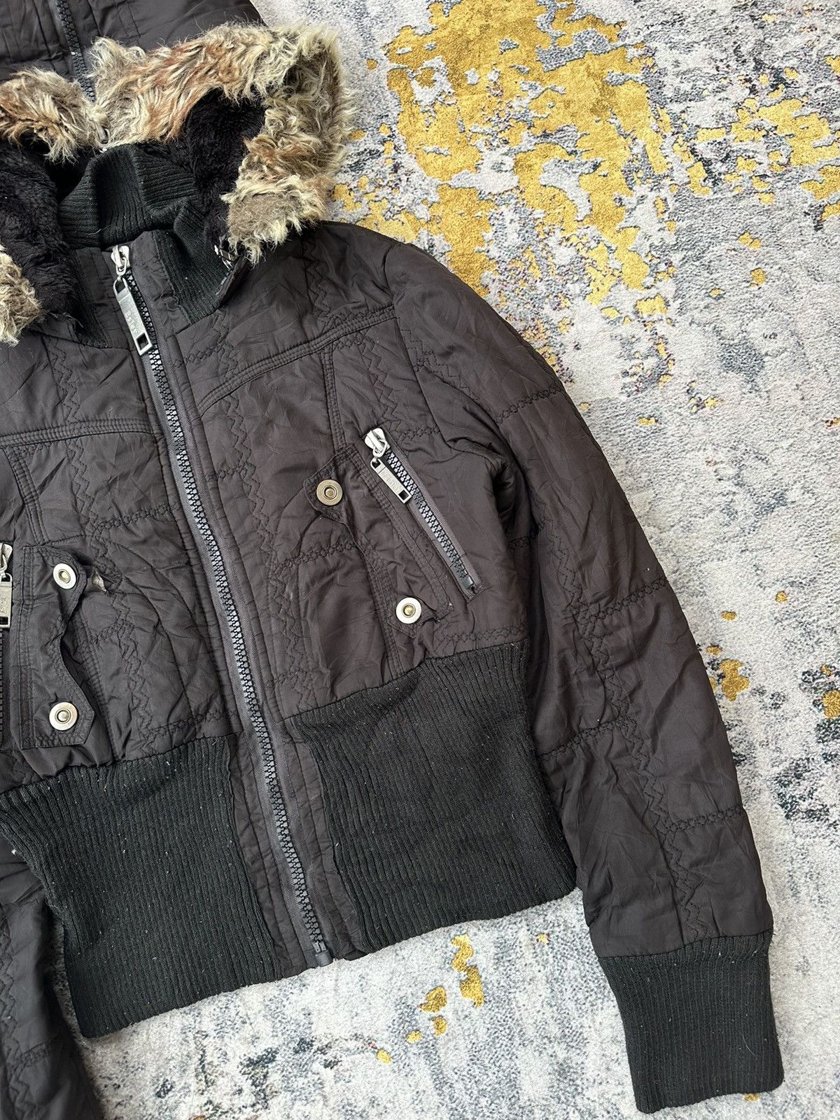 Beauty Beast ESLEY AVANT GARDE IF SIX WAS NINE GOA STYLE PUFFER JACKET Size M / US 6-8 / IT 42-44 - 5 Thumbnail
