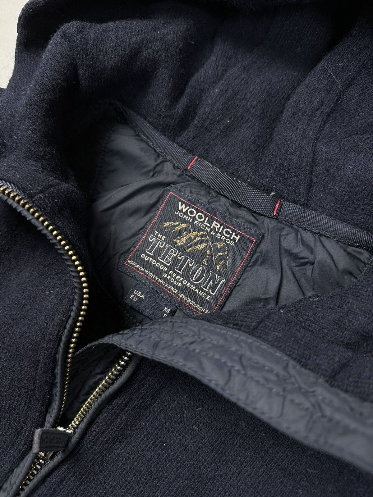Woolrich Woolen Mills Woolen Blue Light Jaket & Zip Hoodie Woolrich Size S / US 4 / IT 40 - 3 Thumbnail