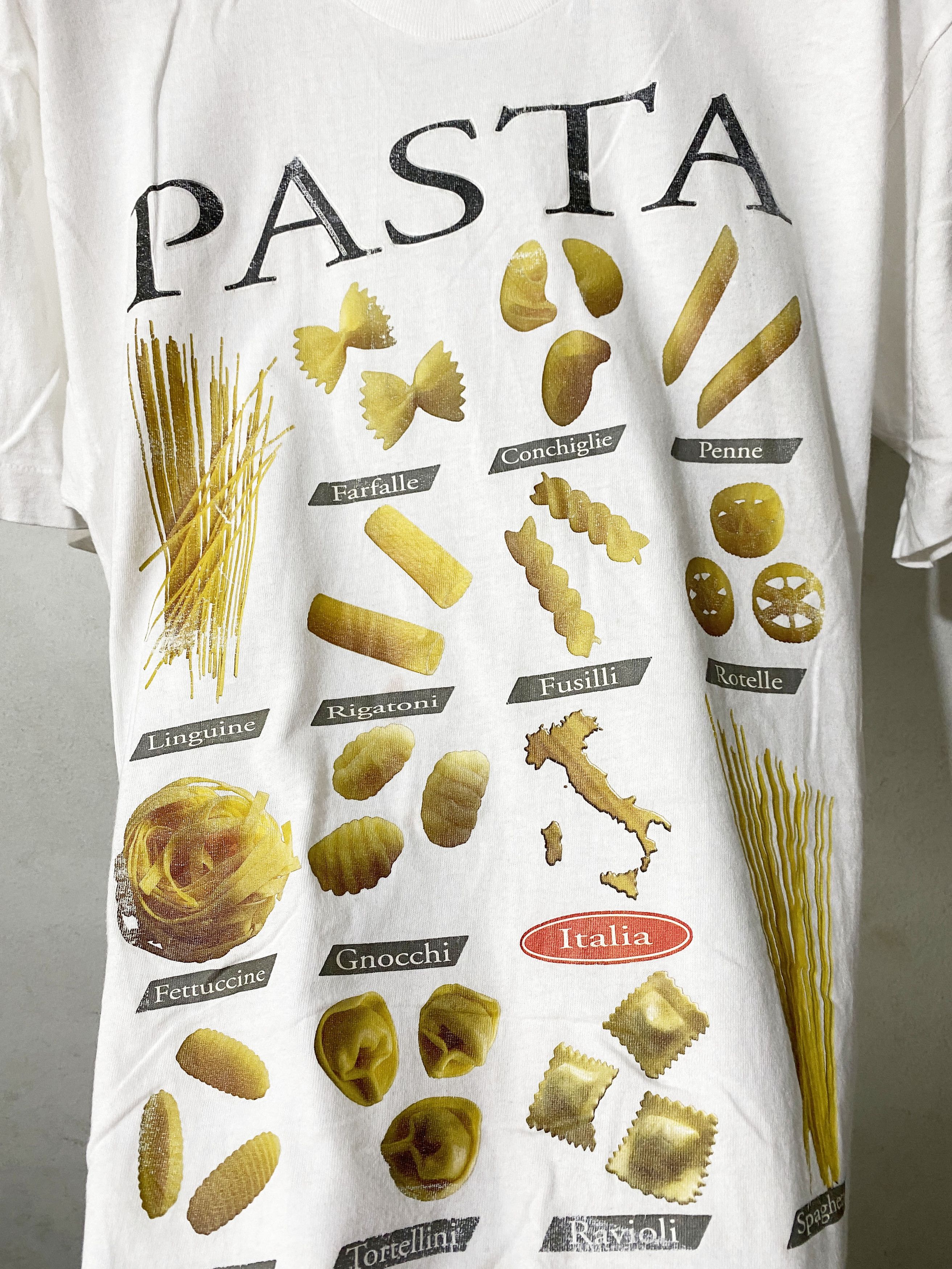 Vintage Vintage 90s Pasta Shirt Size US M / EU 48-50 / 2 - 2 Thumbnail