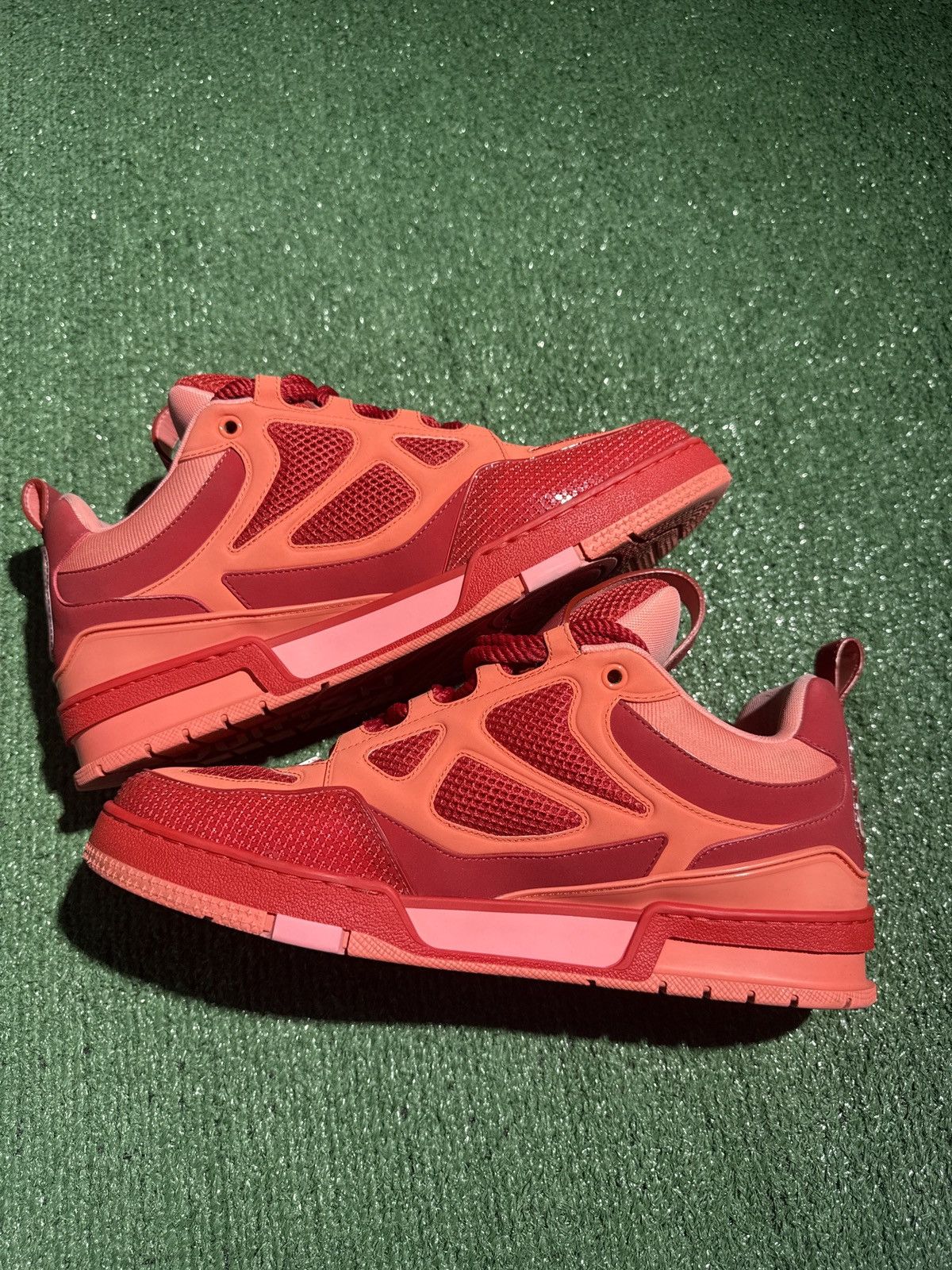 Louis Vuitton Louis Vuitton Skate Red Orange size 10LV Size US 12 / EU 45 - 5 Thumbnail