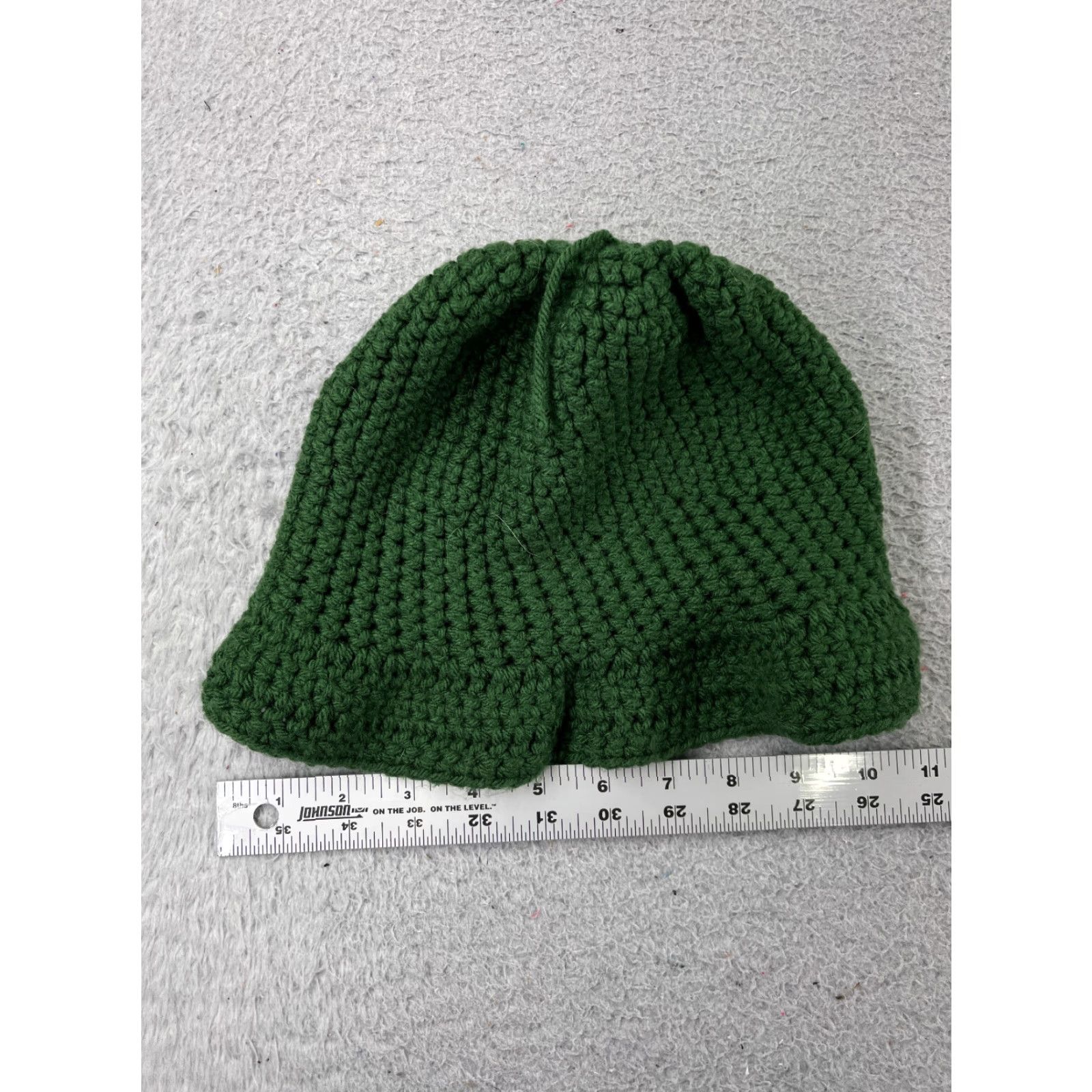 Vintage Womens Beanie Toque Bucket Green Crochet Knit Acrylic Blend One Size Outdoors Size ONE SIZE - 4 Thumbnail
