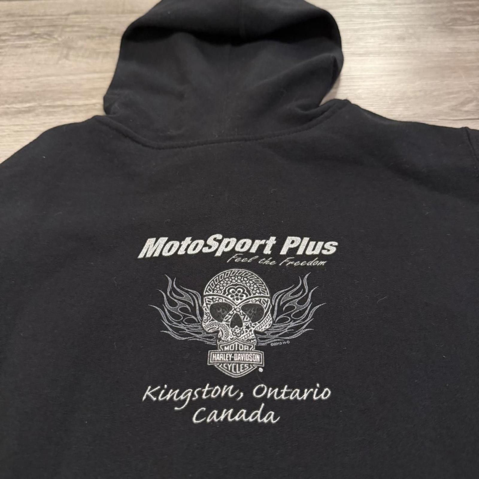 Harley Davidson vintage Harley Davidson forever Kingston Ontario zip hoodie Size L / US 10 / IT 46 - 6 Thumbnail