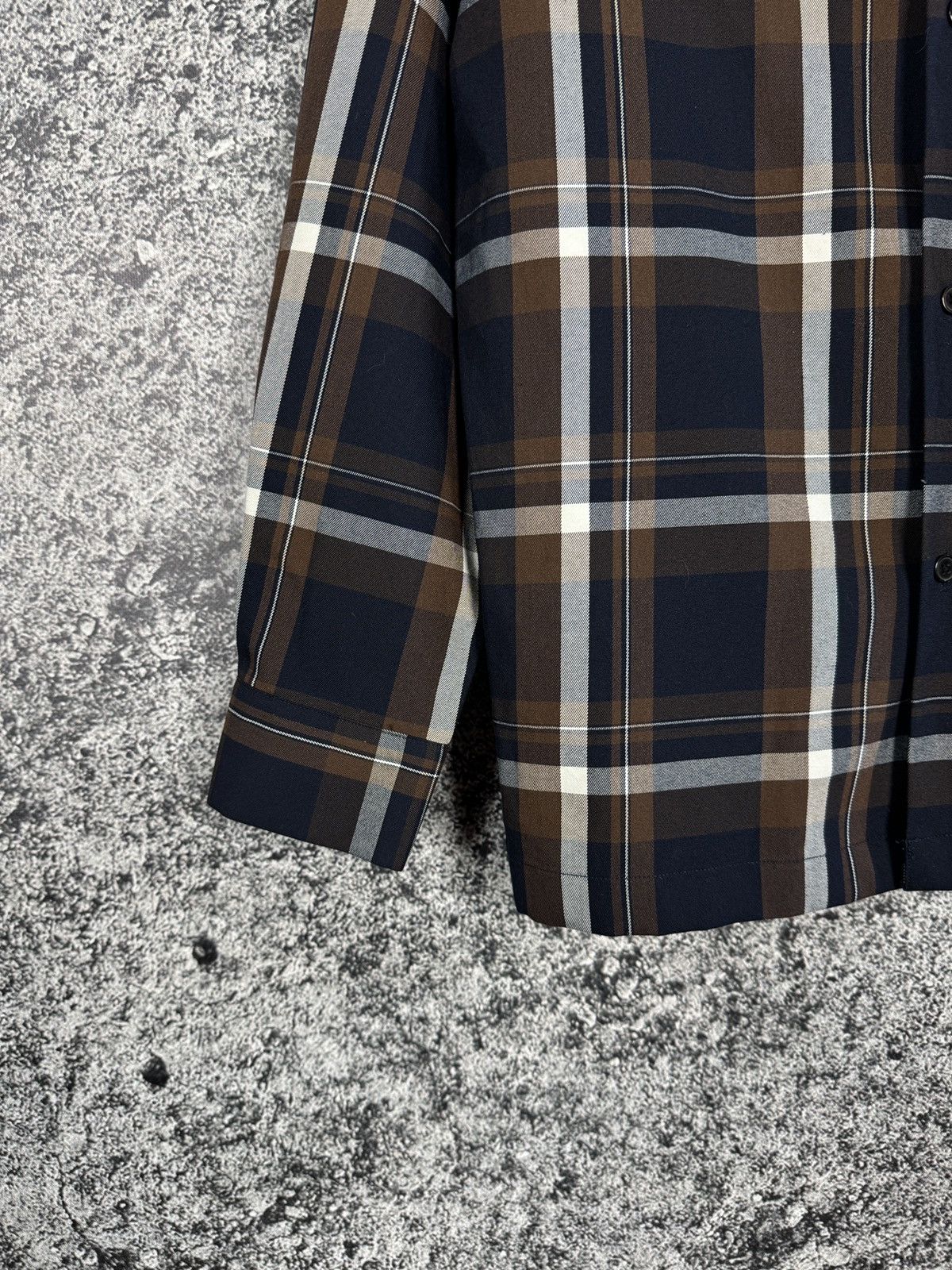 GU × Japanese Brand GU Plaid Long Sleeve Shirt Button Up Casual Japan Brand Sz S Size US S / EU 44-46 / 1 - 4 Thumbnail