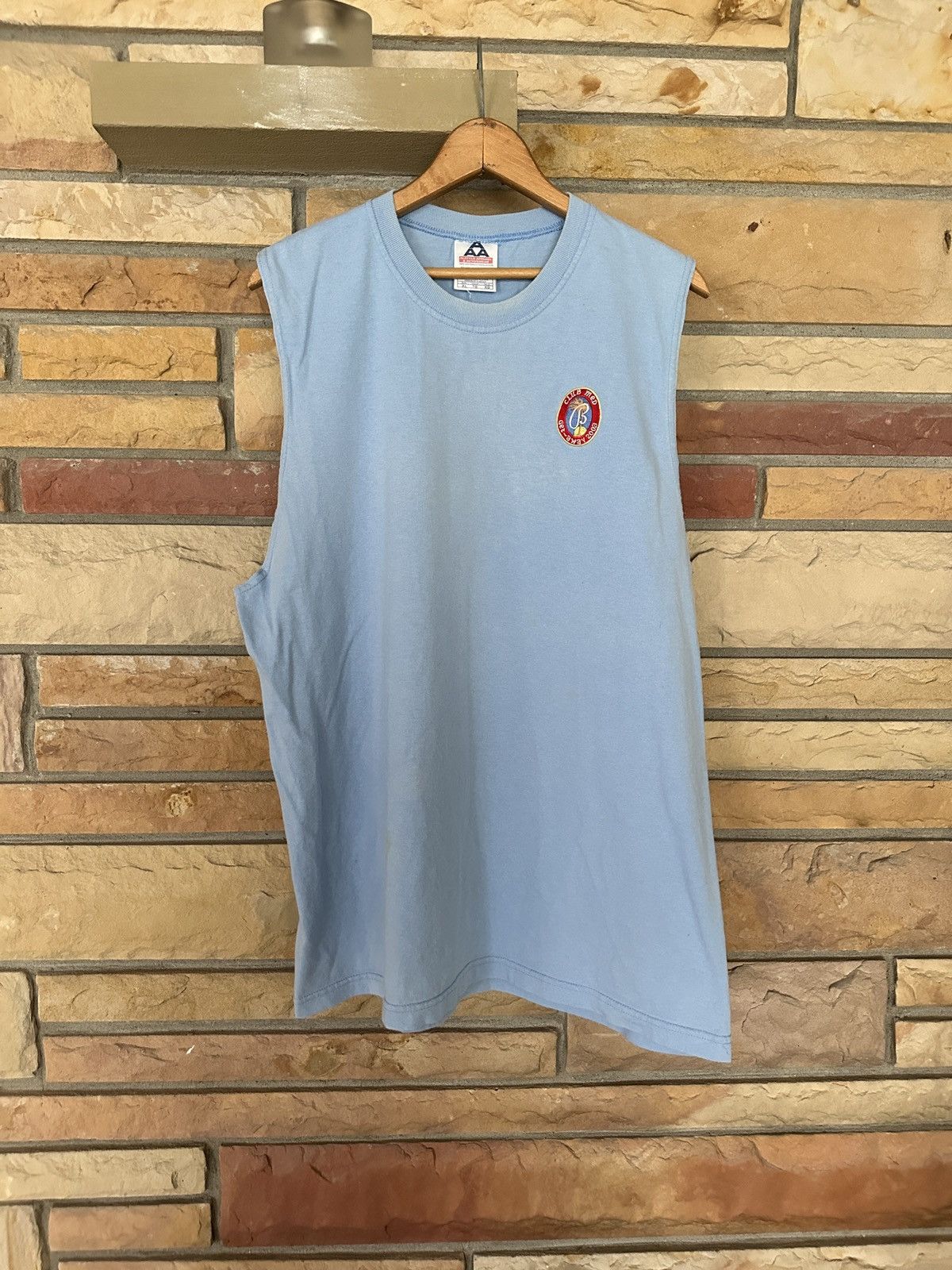 Vintage Vintage Y2K Bally's Embroidered Muscle Shirt Tank Top Size US XL / EU 56 / 4 - 1 Thumbnail