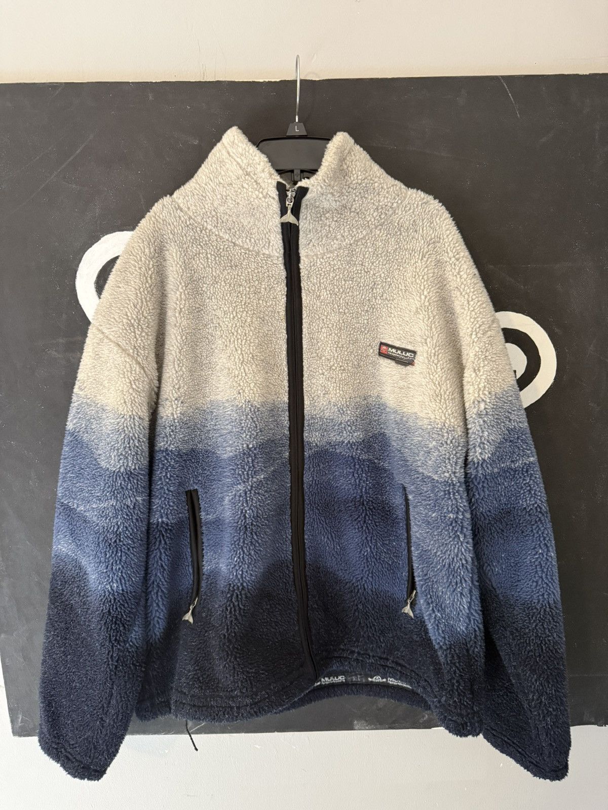 Patagonia Muluc Patagonia Argentina Ombre Fleece Jacket (Cream/Navy) Size US M / EU 48-50 / 2 - 1 Thumbnail
