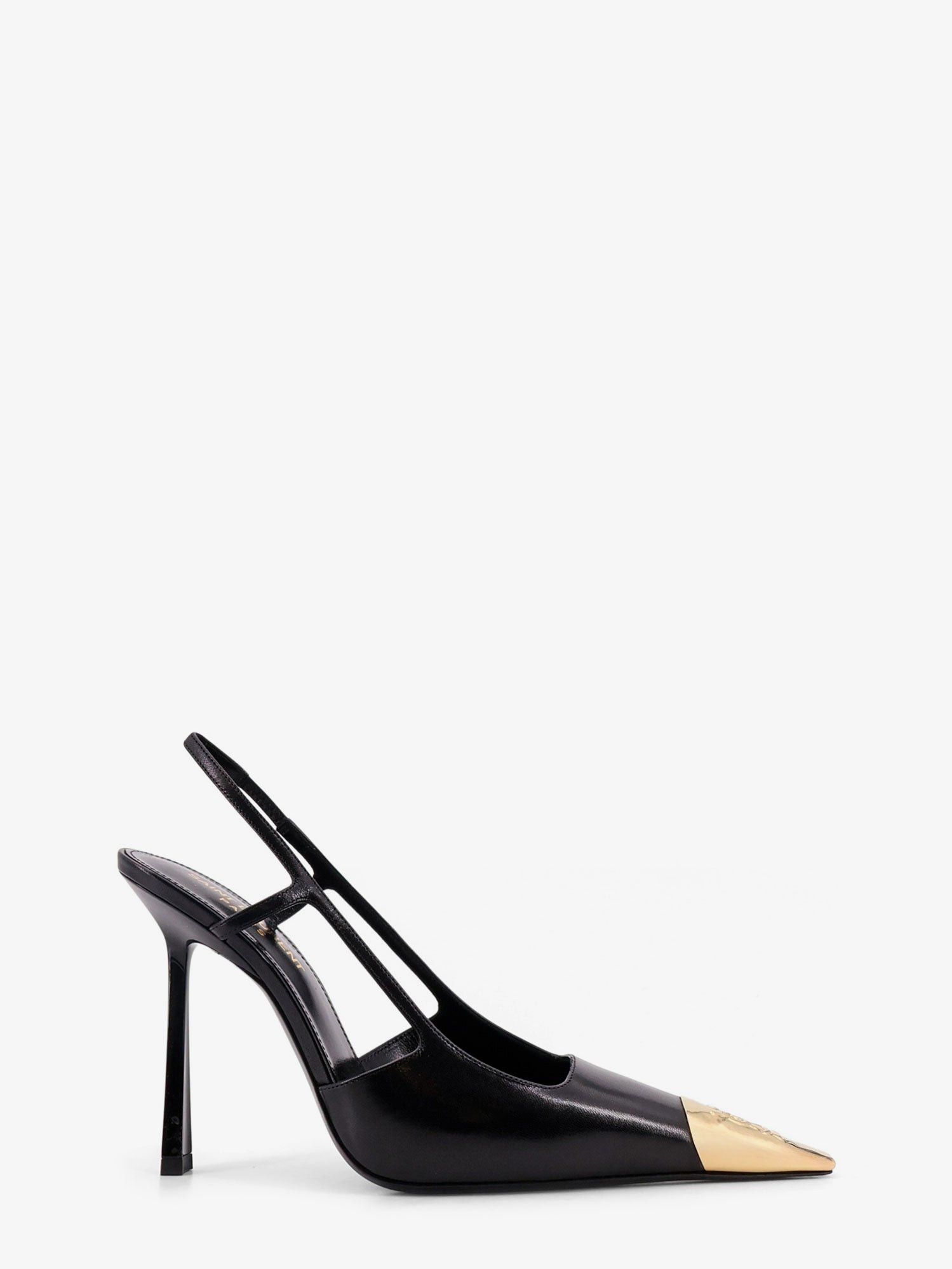 Saint Laurent Jeanne Leather Pumps With Metal Toe It 36 Women, Women's