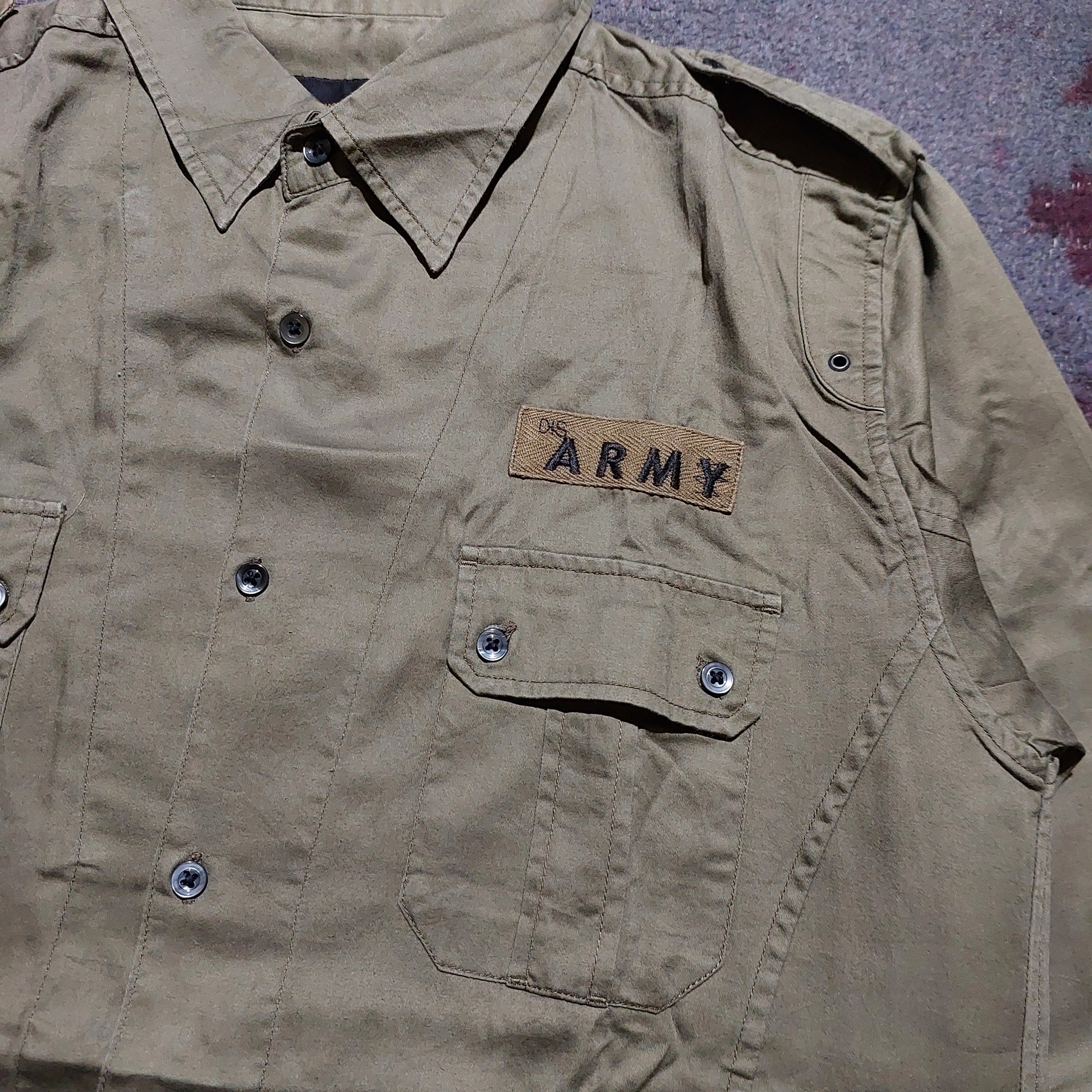Tete Homme Tete Homme two pocket work shirt Size US M / EU 48-50 / 2 - 7 Thumbnail