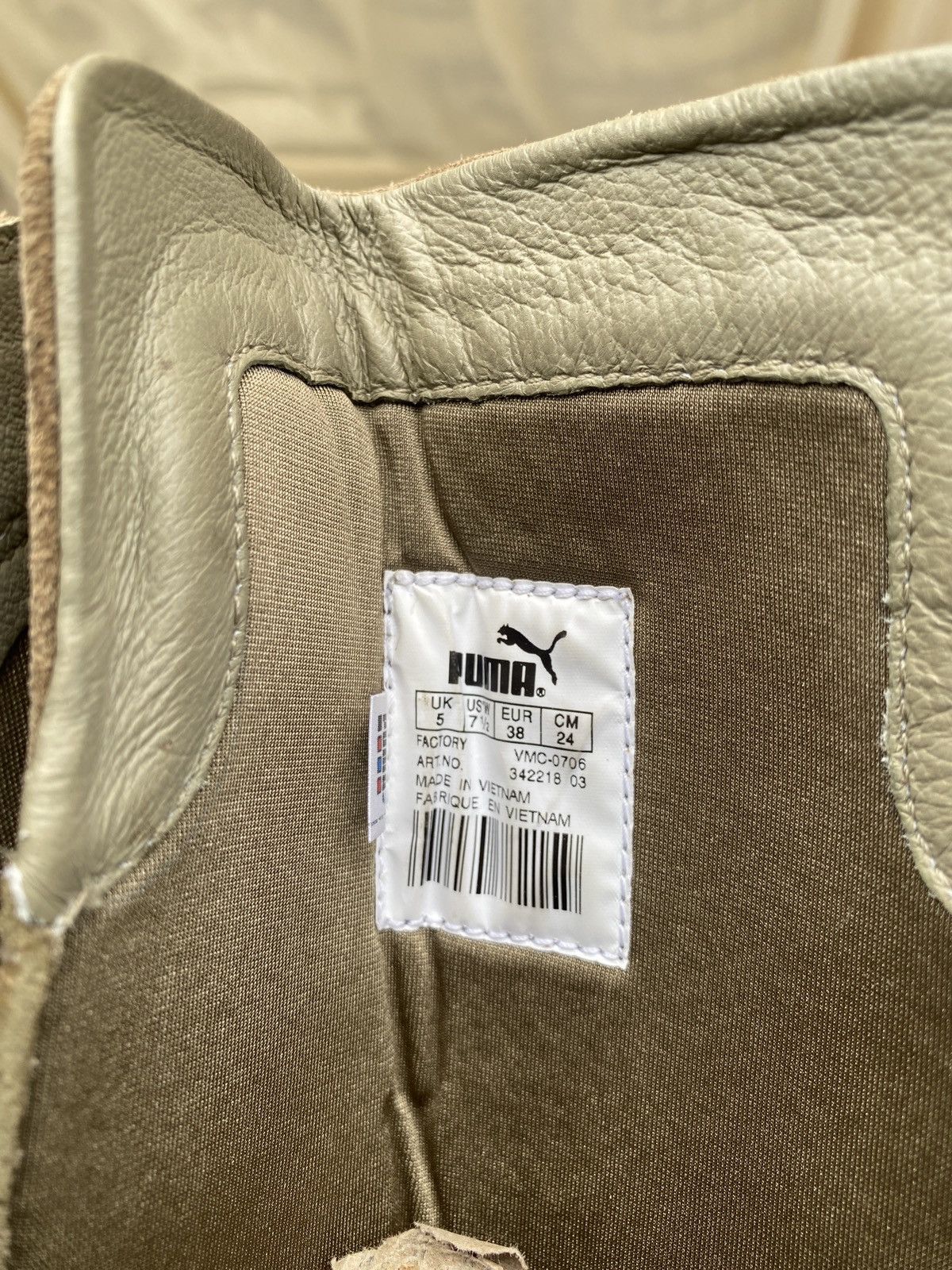 Vintage Puma strap on boots (Mostro alto)