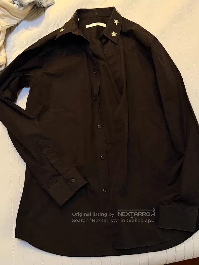 Givenchy Givenchy Metallic star twill shirt Size US XXS / EU 40 - 1 Thumbnail