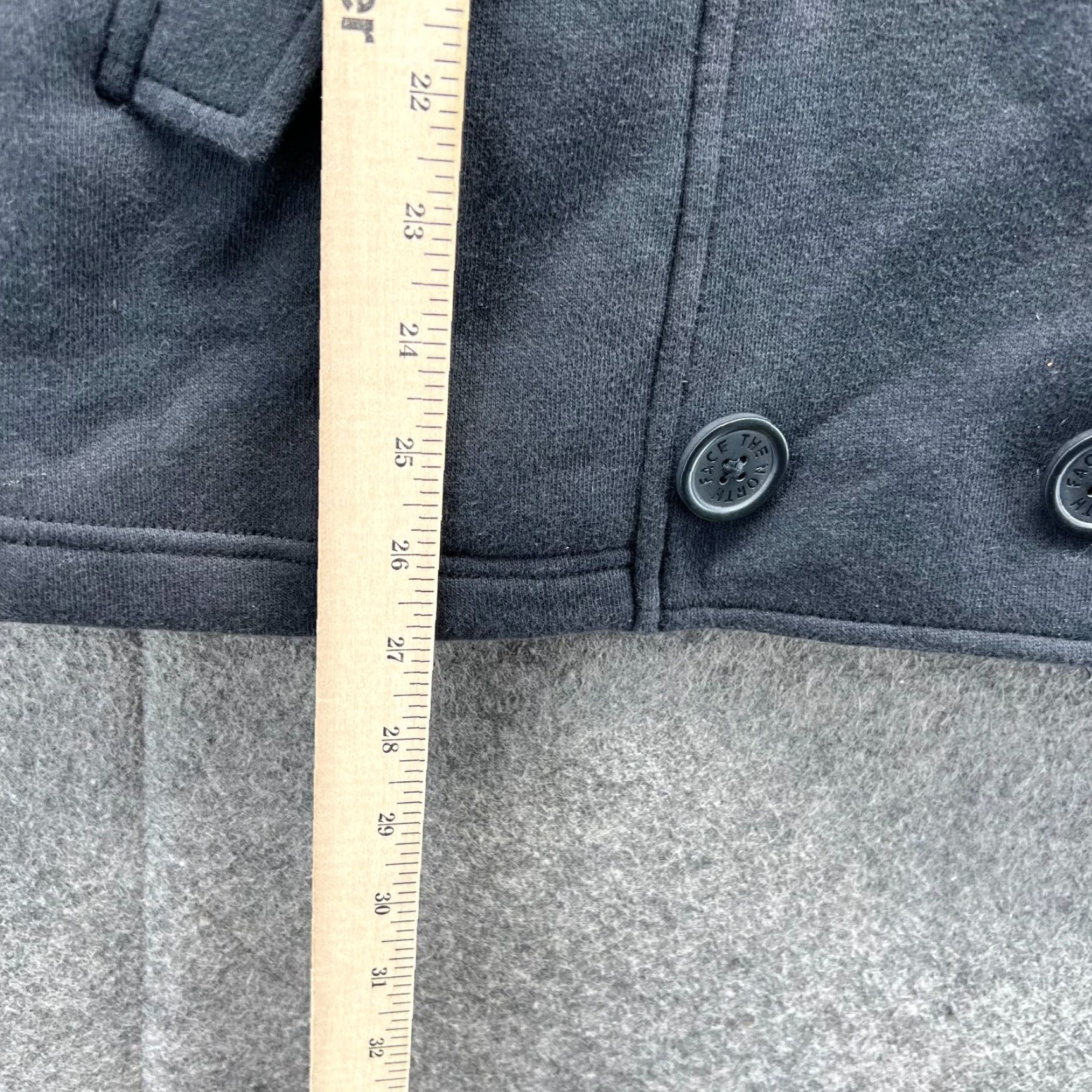 The North Face VINTAGE? The North Face Jacket Womens XS Black Peacoat Double Breasted Fleece Coat Size XS / US 0-2 / IT 36-38 - 6 Thumbnail