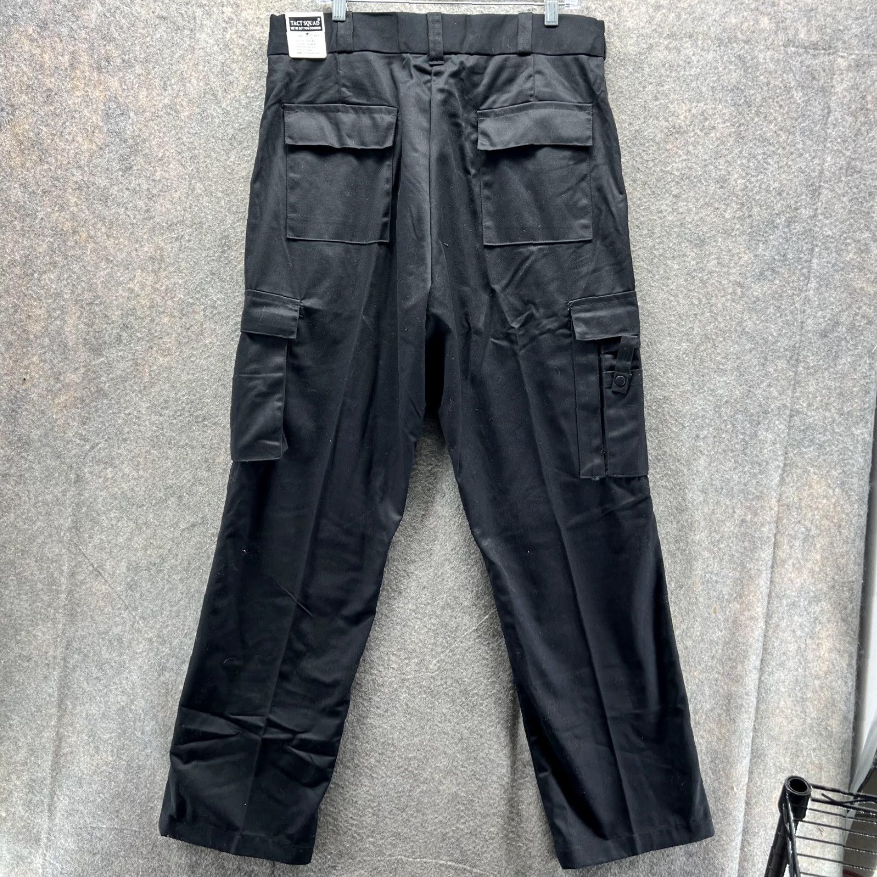 Vintage VINTAGE Tact Squad Pants Men 36 Reg Black Polyester Cargo Pockets Cargo Pants Size US 36 / EU 52 - 2 Thumbnail