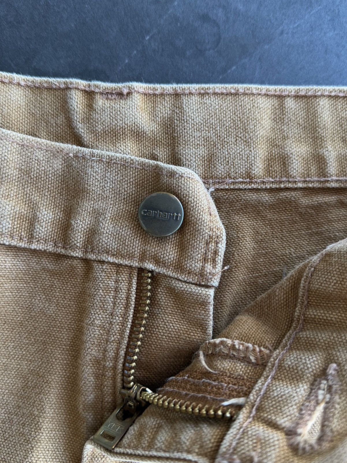 Carhartt Vintage Carhartt Work Pants Dark Khaki Size US 34 / EU 50 - 5 Thumbnail
