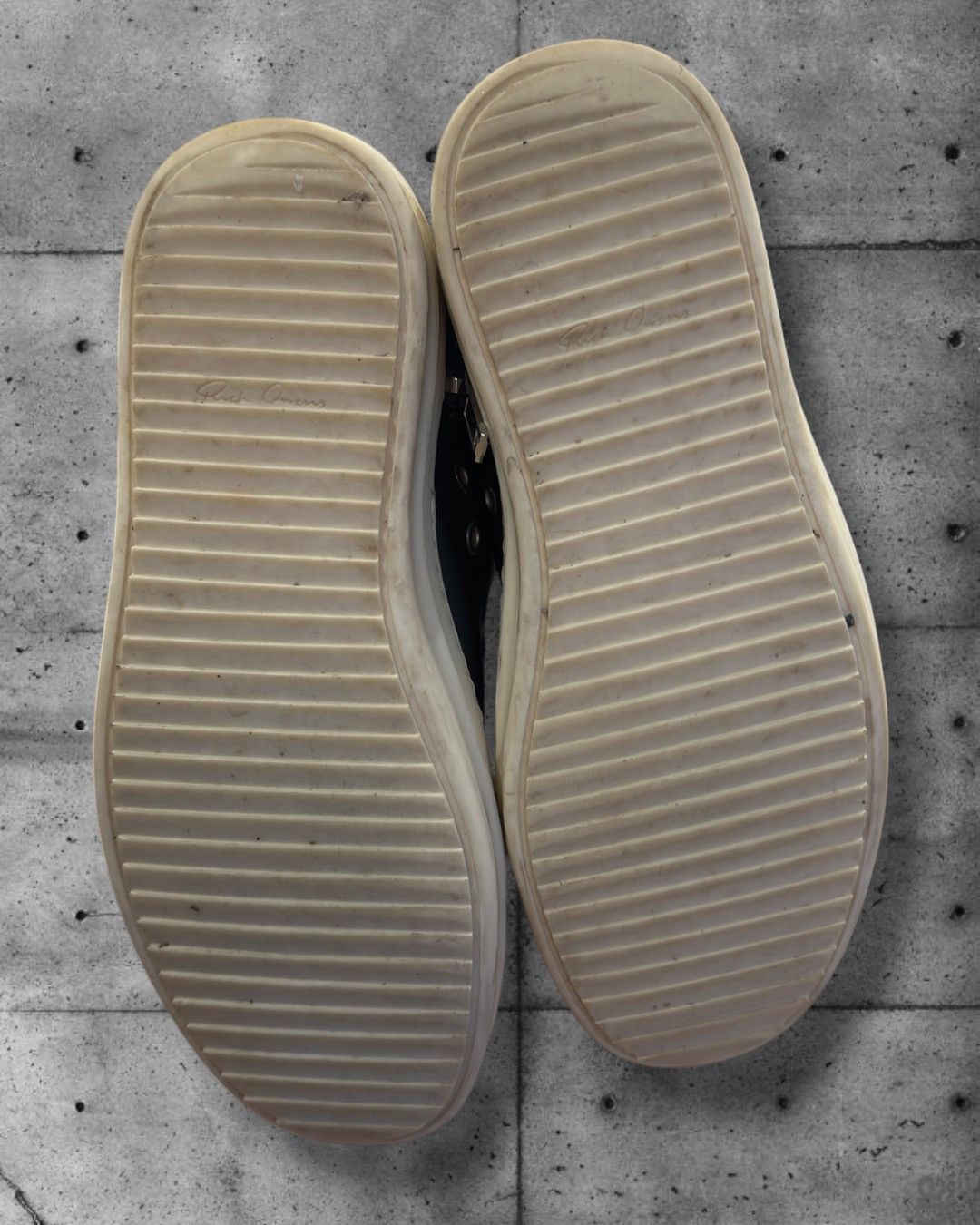 Rick Owens Rick Owens Ramones Sneakers Black Milk first line 38 Size US 5.5 / EU 38 - 8 Thumbnail