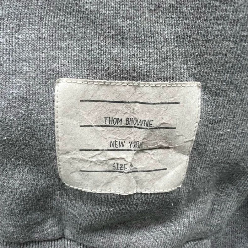 Thom Browne Thom browne Grey back striped sweatshirt 2503-Nextarrow Size US M / EU 48-50 / 2 - 5 Thumbnail