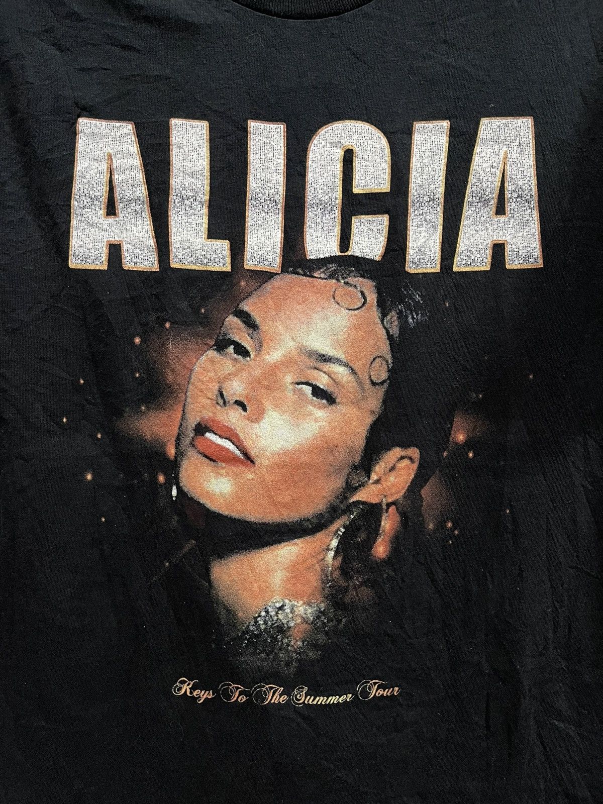 Band Tees Alicia 'Keys To The Summer Tour' Promo Tee🔥🔥🔥 Size US M / EU 48-50 / 2 - 2 Thumbnail