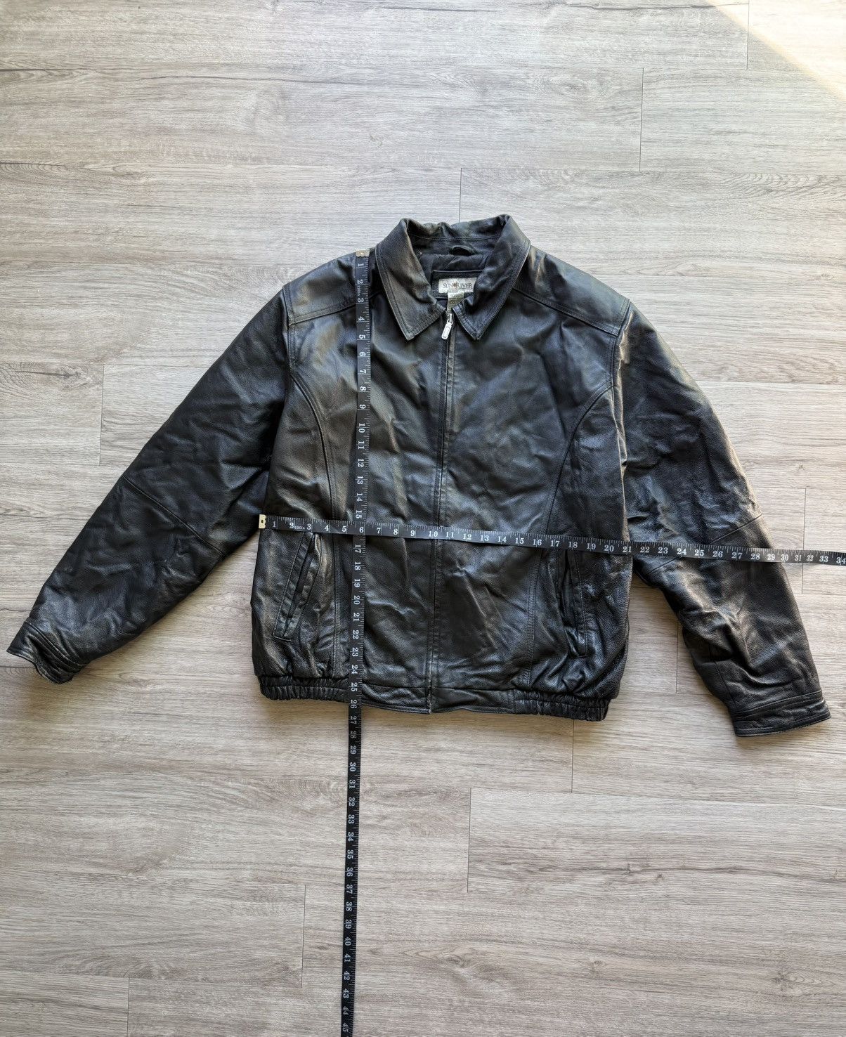 Vintage CRAZY Vintage Leather Jacket Size US L / EU 52-54 / 3 - 4 Thumbnail