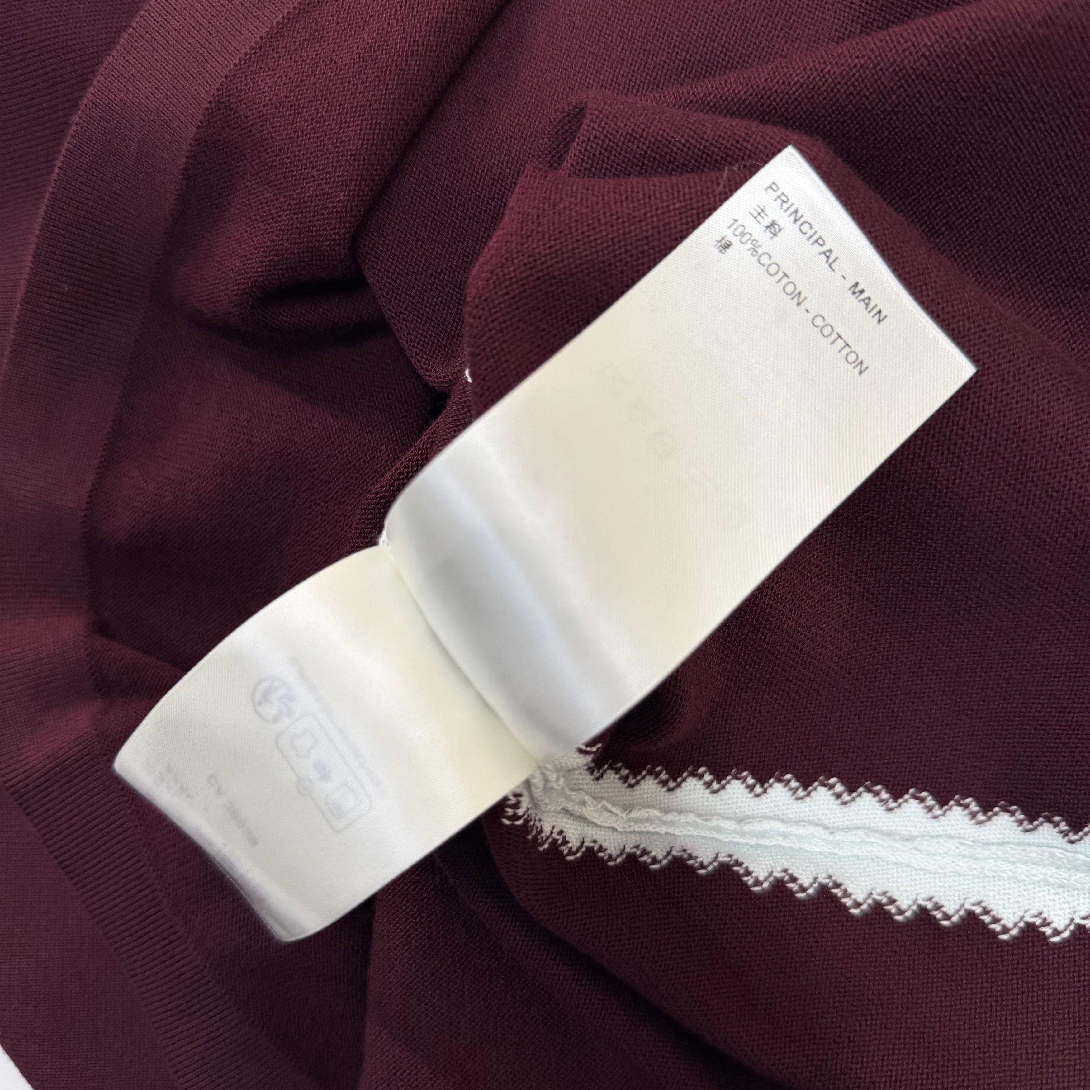 Louis Vuitton Louis Vuitton Burgundy Intarsia Short Sleeve XXL Size US XXL / EU 58 / 5 - 7 Thumbnail