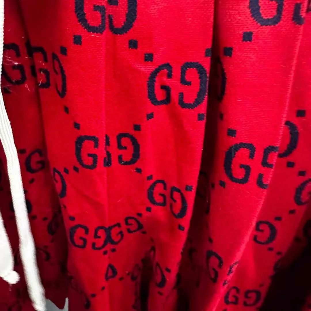 Gucci Gucci Red All Over Print Mini Skirt Women's S Size 26" / US 2 / IT 38 - 3 Thumbnail