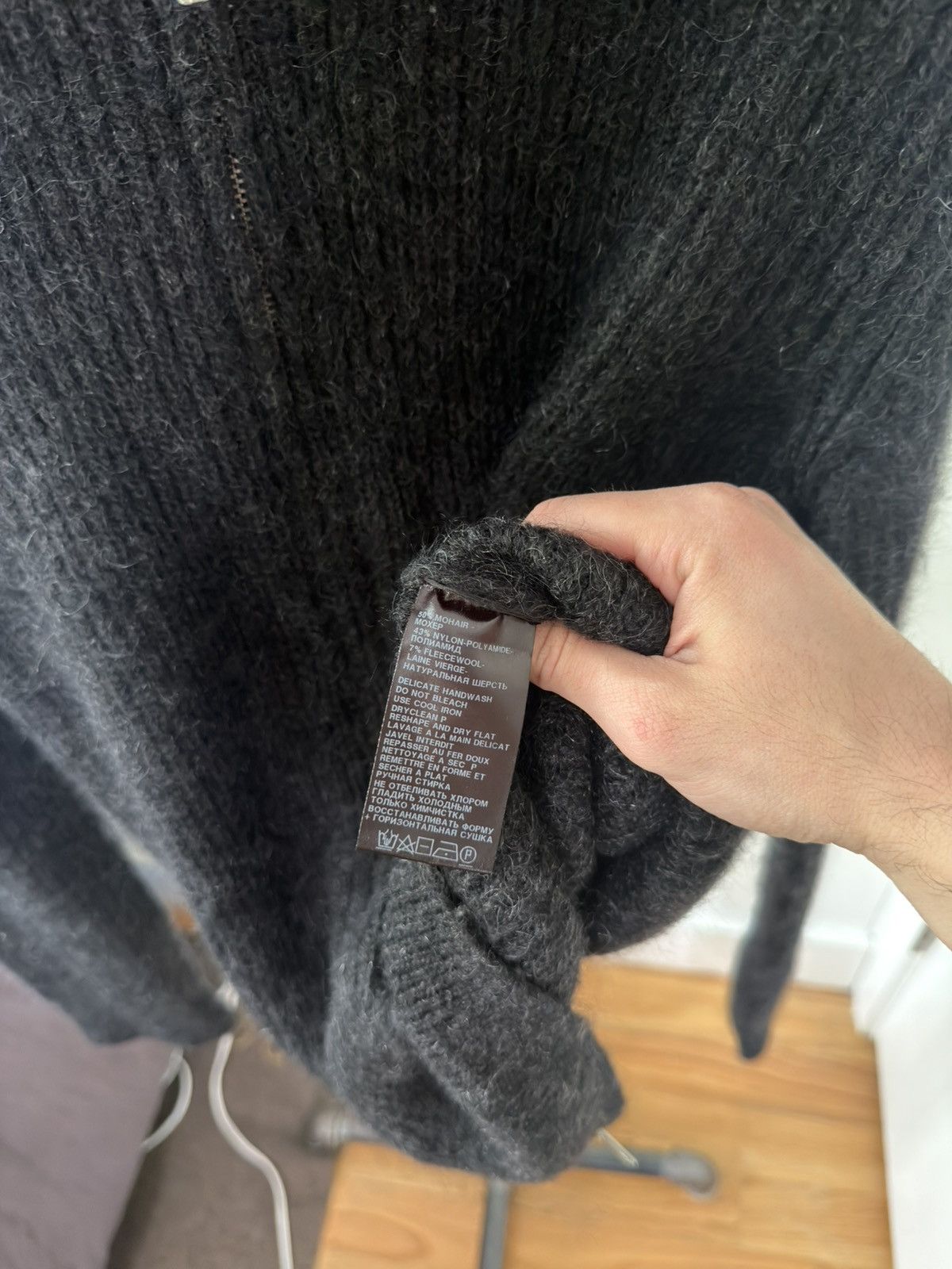 Ann Demeulemeester AW12 Zipped Driver’s Knit Size US S / EU 44-46 / 1 - 4 Thumbnail