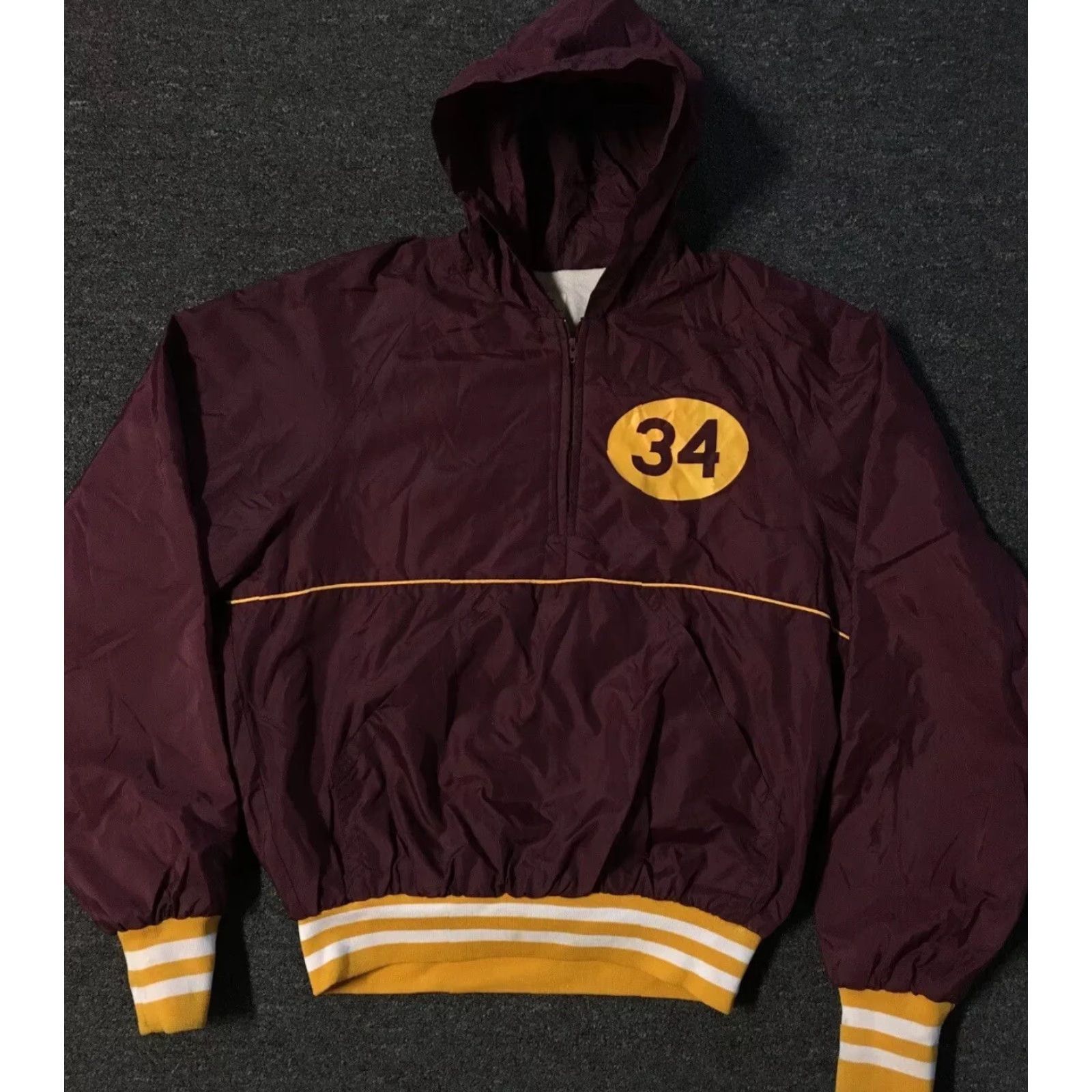 Vintage Vtg 80s Tolleson School 1/4 Zip Track Jacket S USA Arizona ASU PE Gym Grunge 70s Size US S / EU 44-46 / 1 - 2 Thumbnail