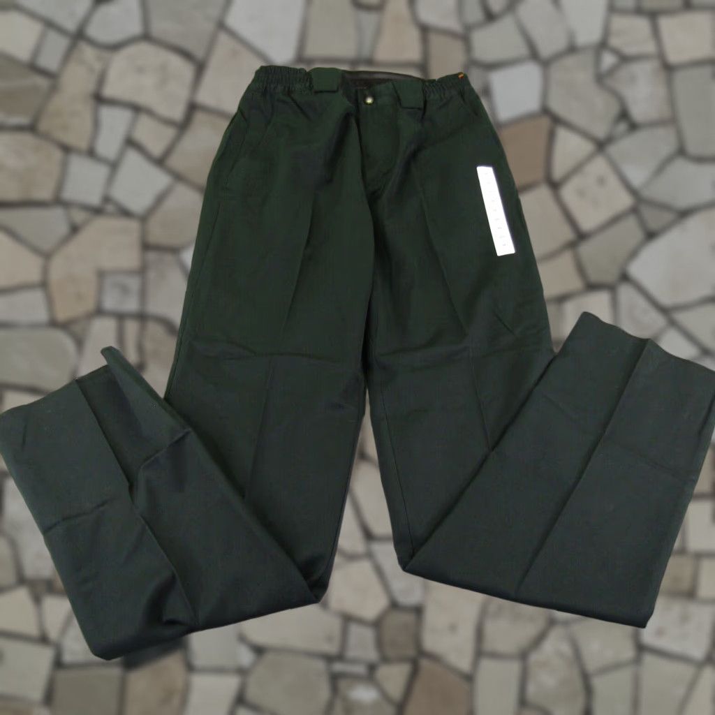 Vintage 5.11 Tactical Series Pants Mens 34 Green Chino Pleated Utility Uniform Unhemmed Size US 31 - 1 Thumbnail