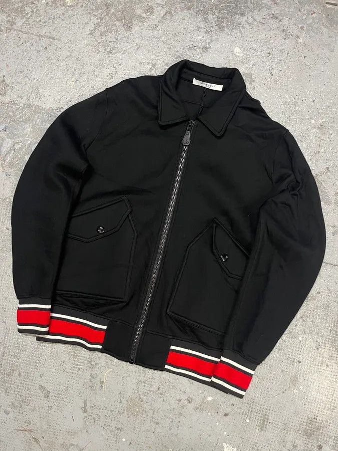 Givenchy × Vintage Givenchy Black & Red Bomber Jacket by Riccardo Tisci Size US M / EU 48-50 / 2 - 4 Thumbnail