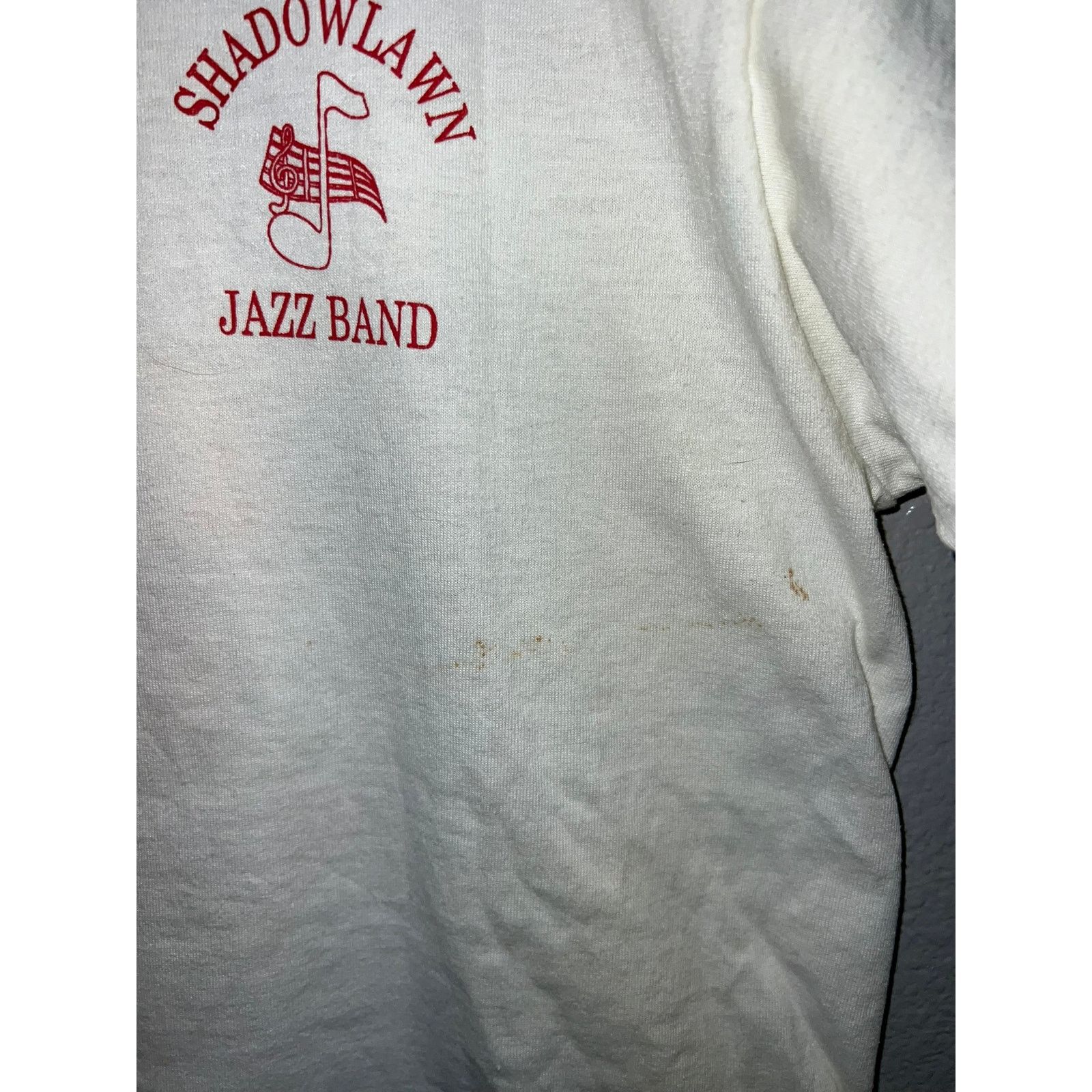 Vintage Vintage Shadowlawn Shirt Jazz Band Tee Graphic Music White M Size US M / EU 48-50 / 2 - 4 Thumbnail