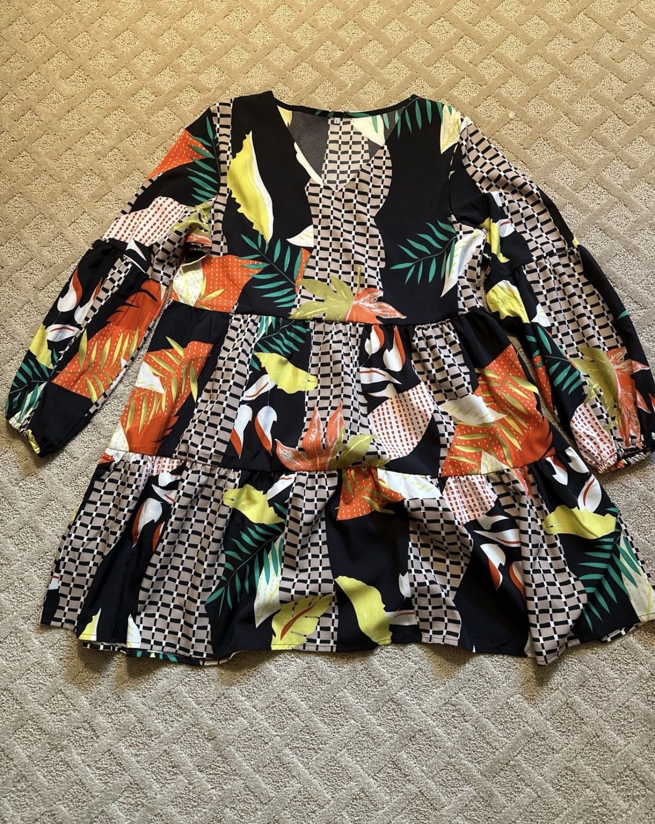 Other Womens Summer Tropical Dress Skirt Size L / US 10 / IT 46 - 1 Thumbnail