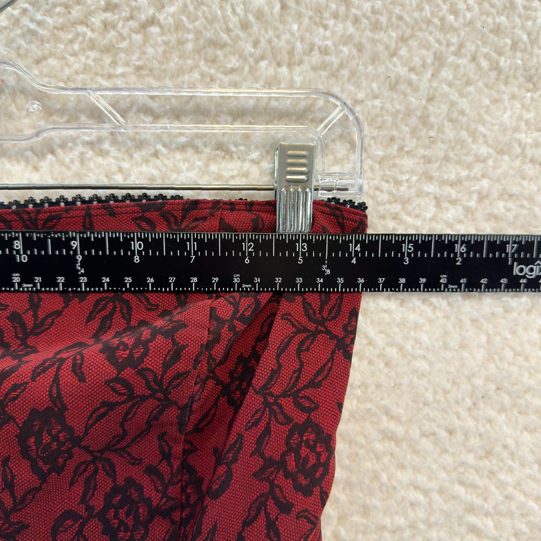 Vintage VINTAGE 90s Y2K Prom Formal Dress M Red Strapless Goth Whimsigoth Mens Girls? Size M / US 6-8 / IT 42-44 - 6 Thumbnail