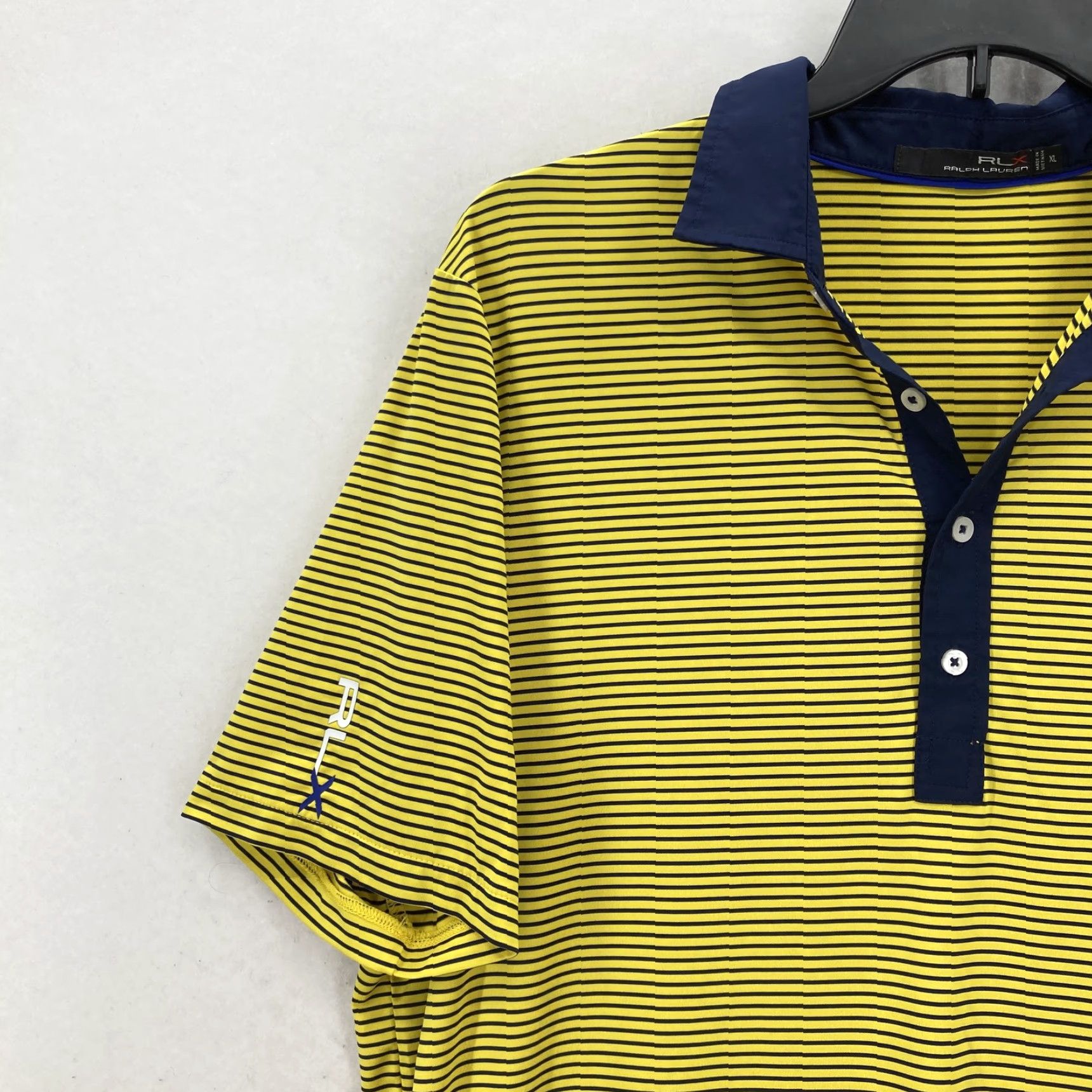Ralph Lauren Ralph Lauren RLX Polo Shirt Mens XL Striped Golf Performance Short Sleeve Preppy Size US XL / EU 56 / 4 - 3 Thumbnail