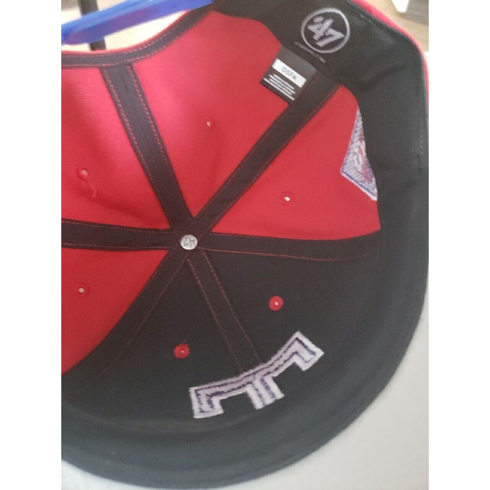 47 Texas Rangers Hat Cap Arlington Stadium Snap MVP 47 Brand Size ONE SIZE - 5 Thumbnail