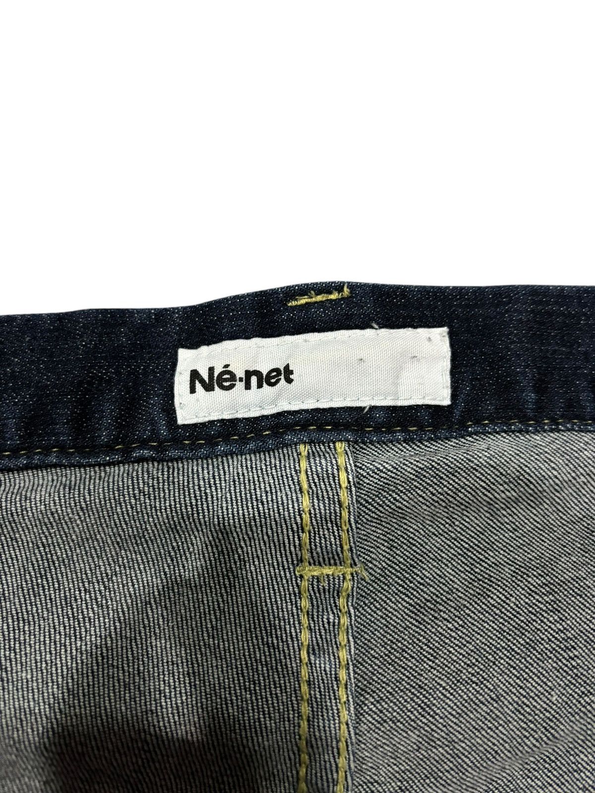 Issey Miyake × Japanese Brand × Seditionaries Vtg Deadstock Issey Miyake Ne-Net Patch High Rise Jeans Size US 31 - 8 Thumbnail