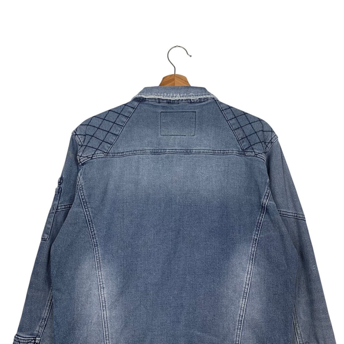 Japanese Brand GLOW KICK’S Workwear Rugged Jean Denim Jacket #2582-C117 Size US L / EU 52-54 / 3 - 8 Thumbnail