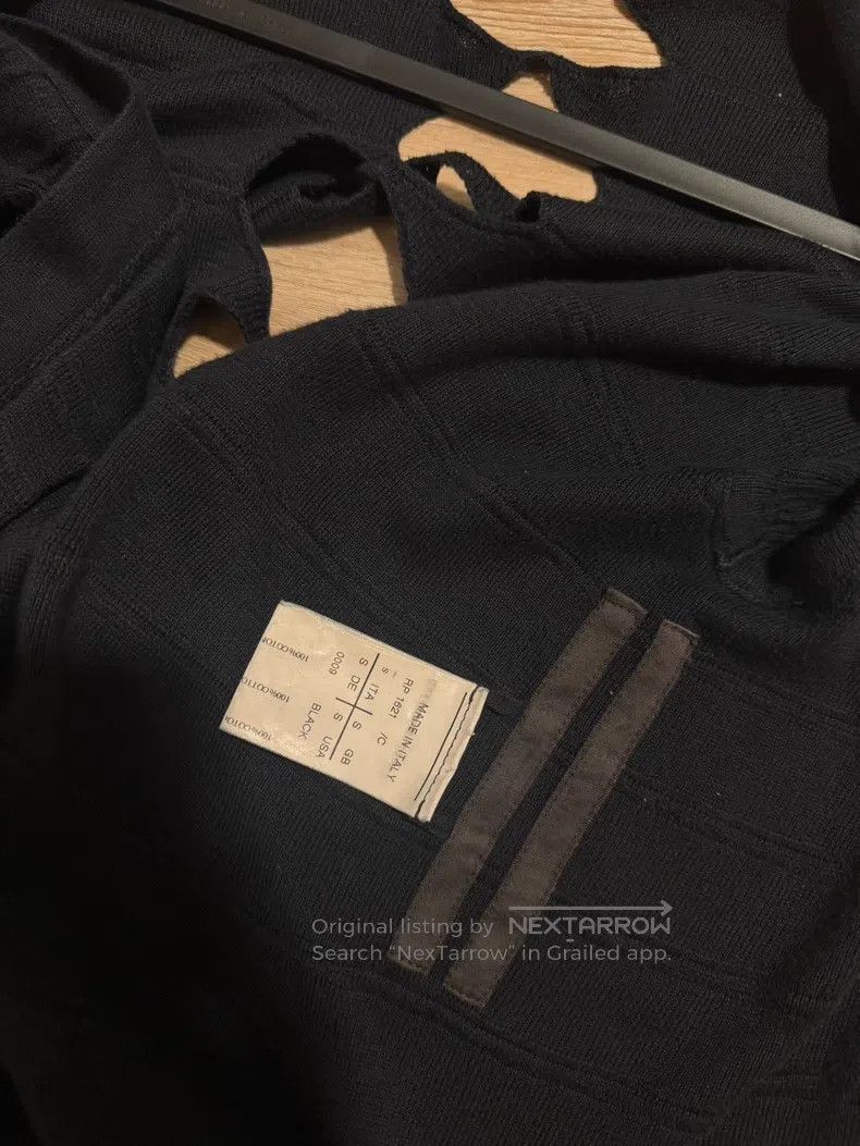 Rick Owens RICK OWENS Structured openwork knit sweater jacket size S Size US S / EU 44-46 / 1 - 4 Thumbnail