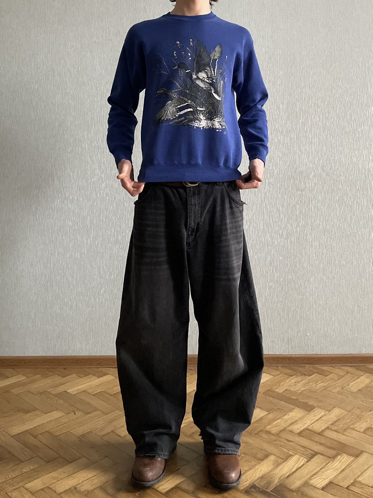 Lee 90s Lee: A Sweatshirt W/ Mallard Ducks Size US M / EU 48-50 / 2 - 14 Thumbnail