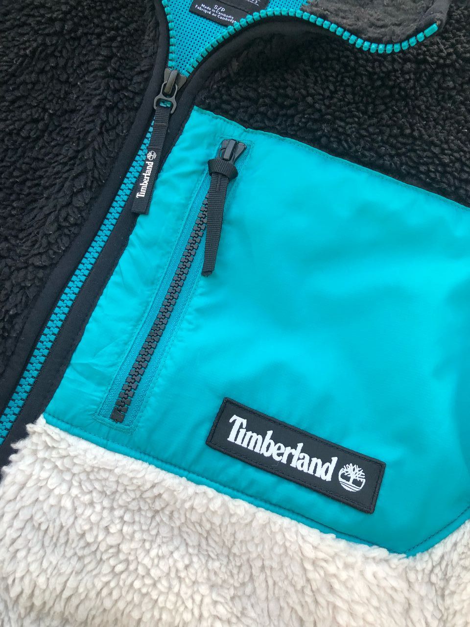 Timberland Timberland Multicolor Sherpa Fleece Jacket Size US M / EU 48-50 / 2 - 6 Thumbnail