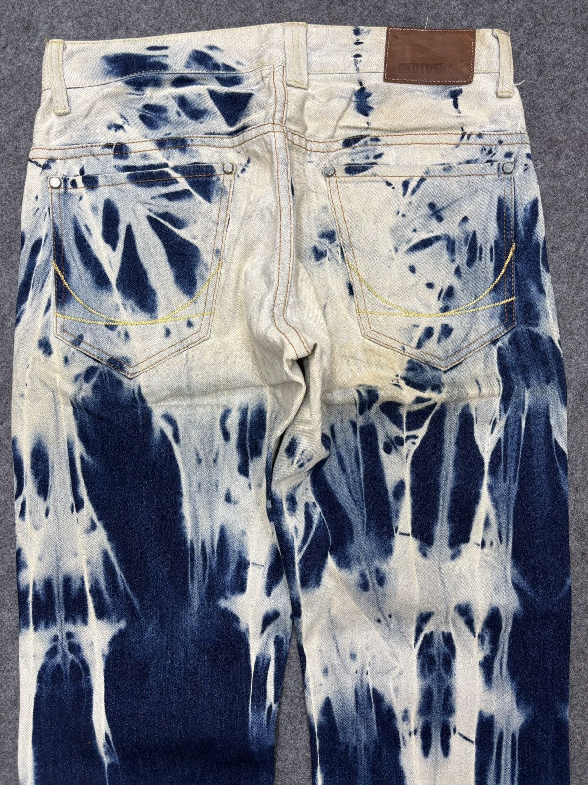 FACTOTUM Vtg FACTOTUM AGITPUNKT KojiUdo Rock&Roll Style Denim F677 Size US 32 / EU 48 - 15 Thumbnail
