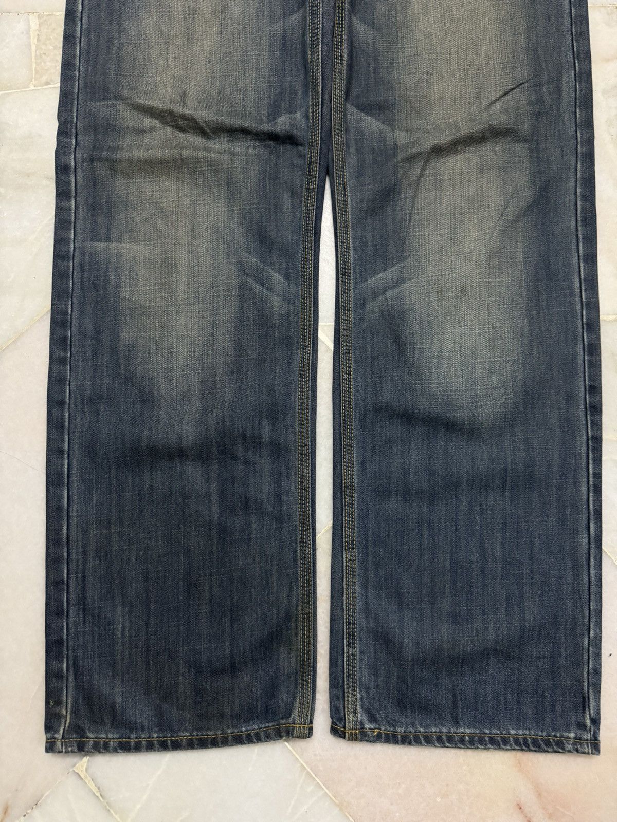 Japanese Brand 💥THRASHED💥VTG UNION MADE REALBVOICE MUDWASH DIRTY DISTRESS Size US 36 / EU 52 - 8 Thumbnail