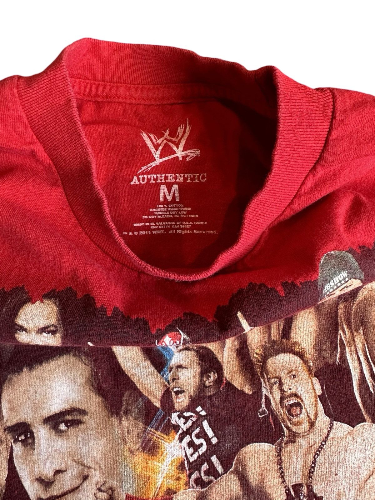 Vintage × WWE 2000 WWF red cotton t-shirt Size US M / EU 48-50 / 2 - 3 Thumbnail