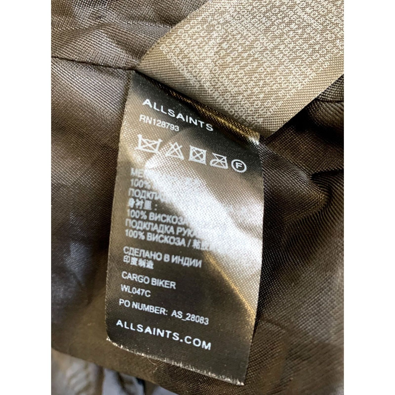 Allsaints AllSaints Cargo Biker Leather Jacket Black Women’s US 6 EU 38 Moto Quilted Womens Size M / US 6-8 / IT 42-44 - 6 Thumbnail
