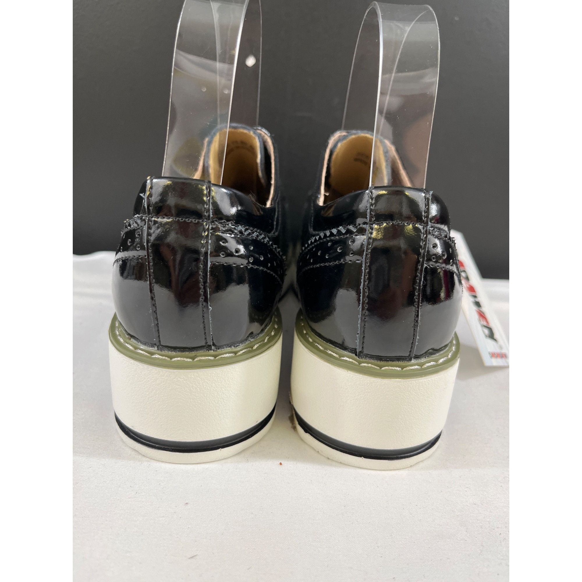 Other DADAWEN Women's Black Platform Oxford Size 8.5 SKU 6216 Size US 8.5 / IT 38.5 - 4 Thumbnail