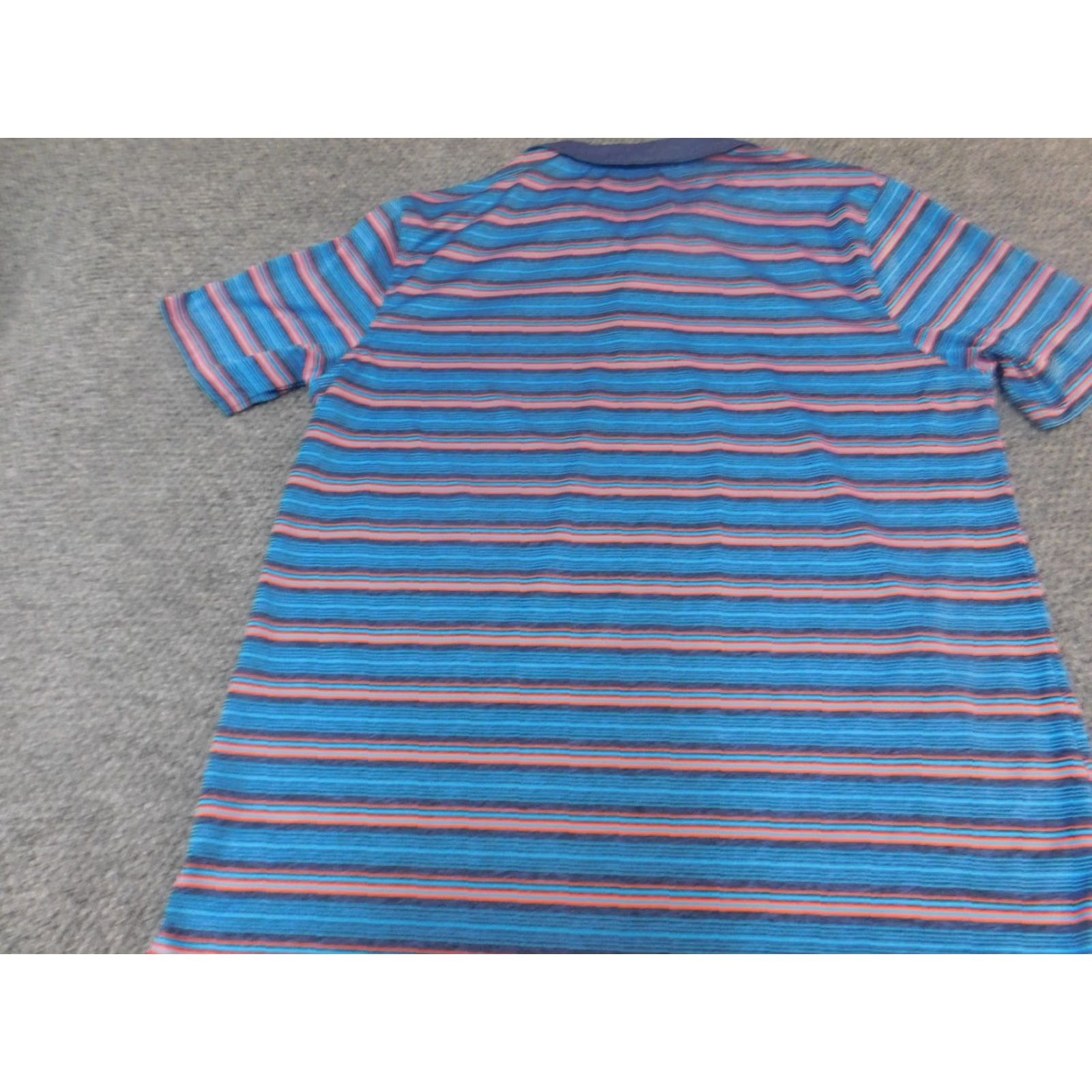 Vintage Saddlebred Polo Shirt Striped Blue L Mens Polo Comfortable Flex Breathable Short Sleeve Size US L / EU 52-54 / 3 - 7 Thumbnail