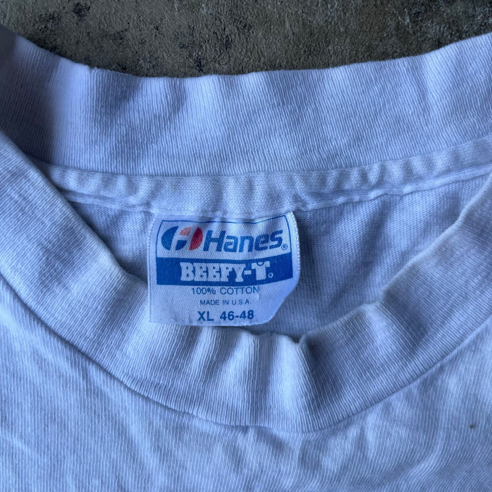 Vintage VINTAGE 80S ROADSTERS WHITE ART TEE SHIRT GRAPHIC XL Size US XL / EU 56 / 4 - 4 Thumbnail
